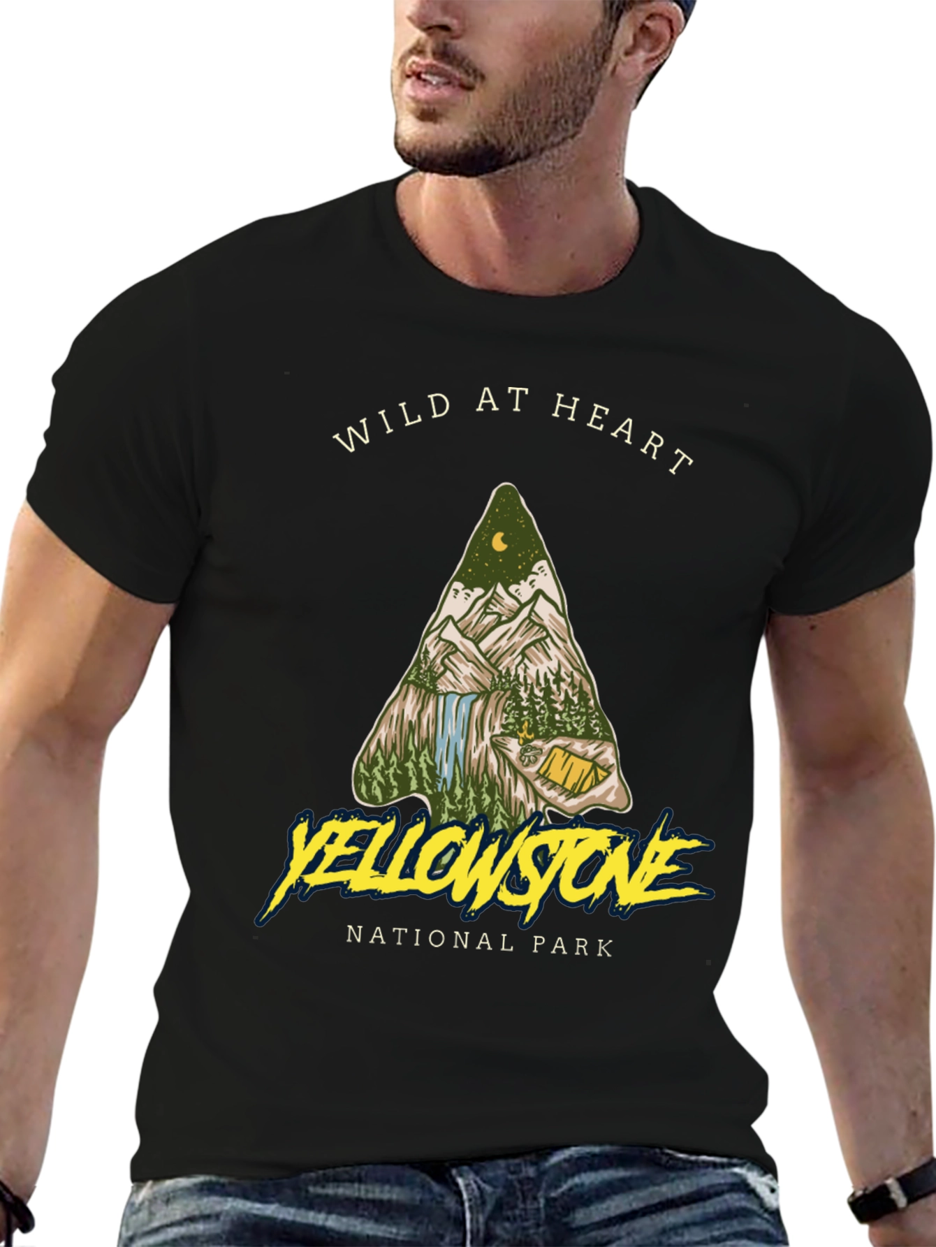 Wild at Heart Yellowstone National Park T-Shirt
