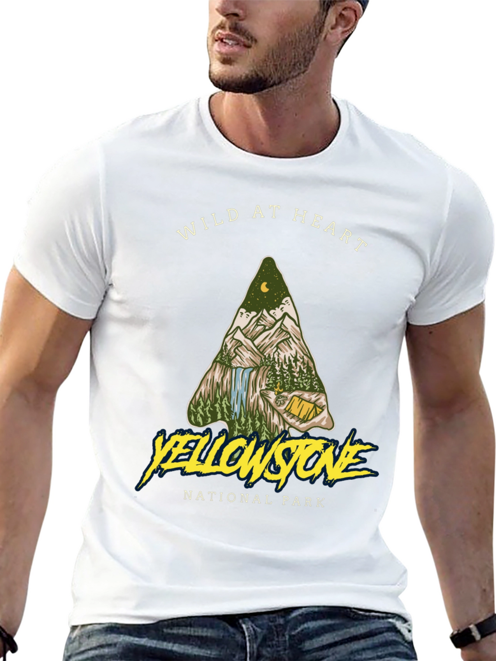 Wild at Heart Yellowstone National Park T-Shirt