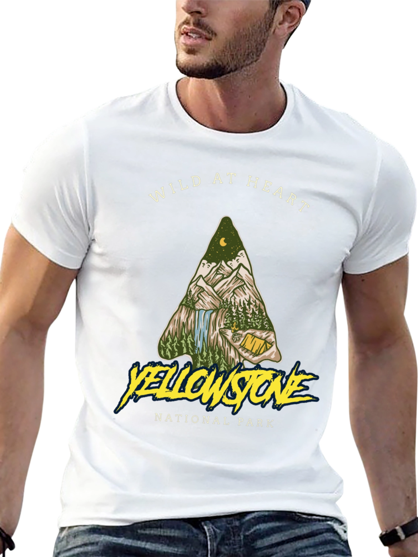 Wild at Heart Yellowstone National Park T-Shirt