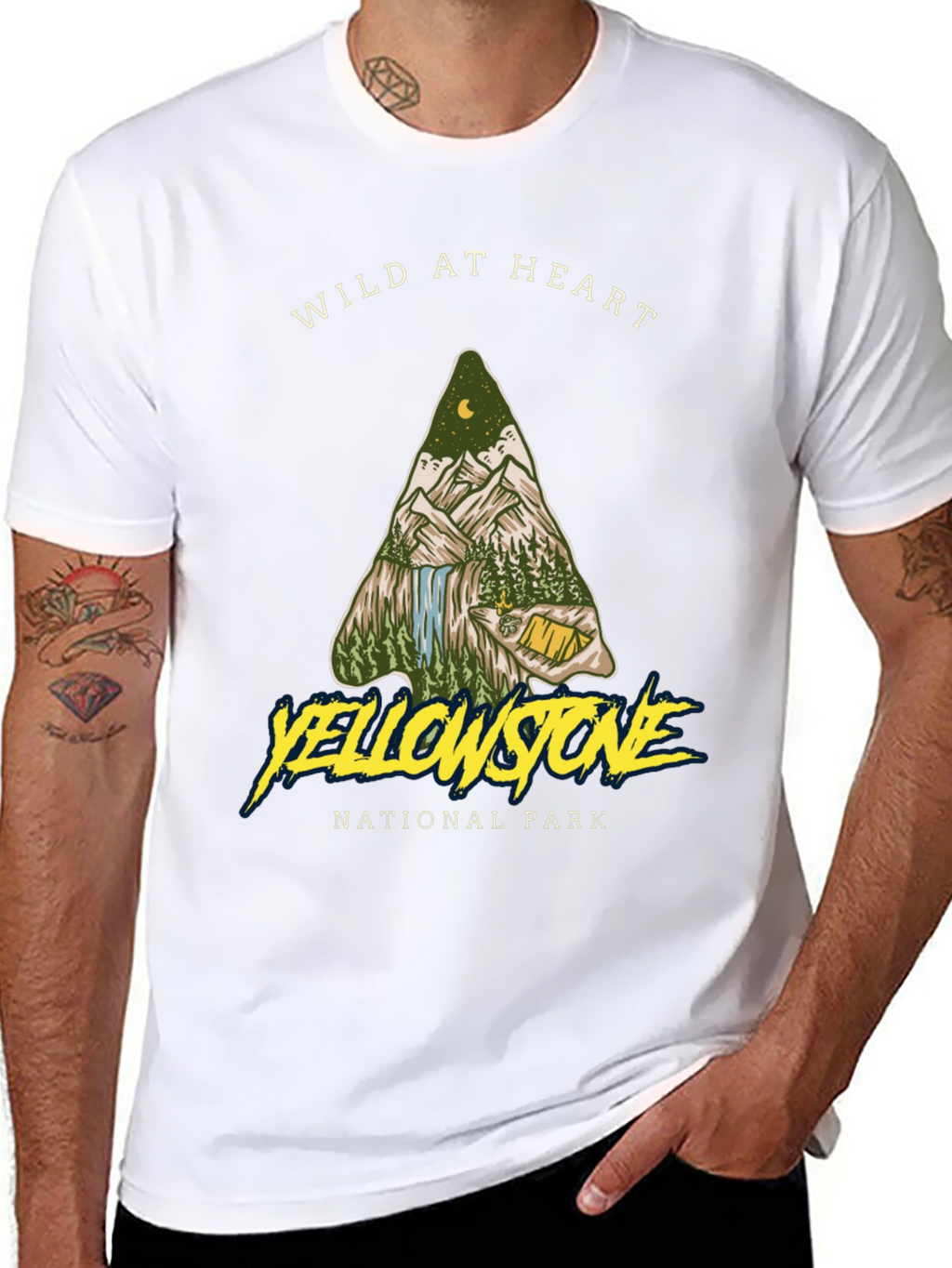 Wild at Heart Yellowstone National Park T-Shirt