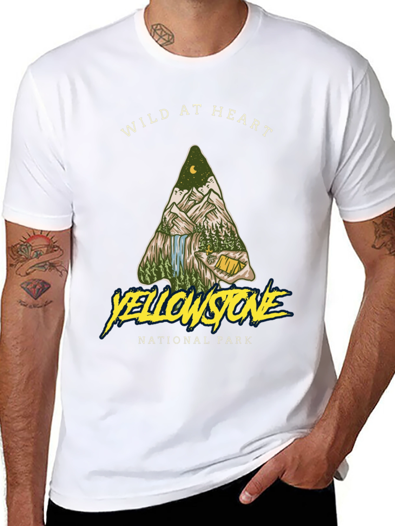 Wild at Heart Yellowstone National Park T-Shirt