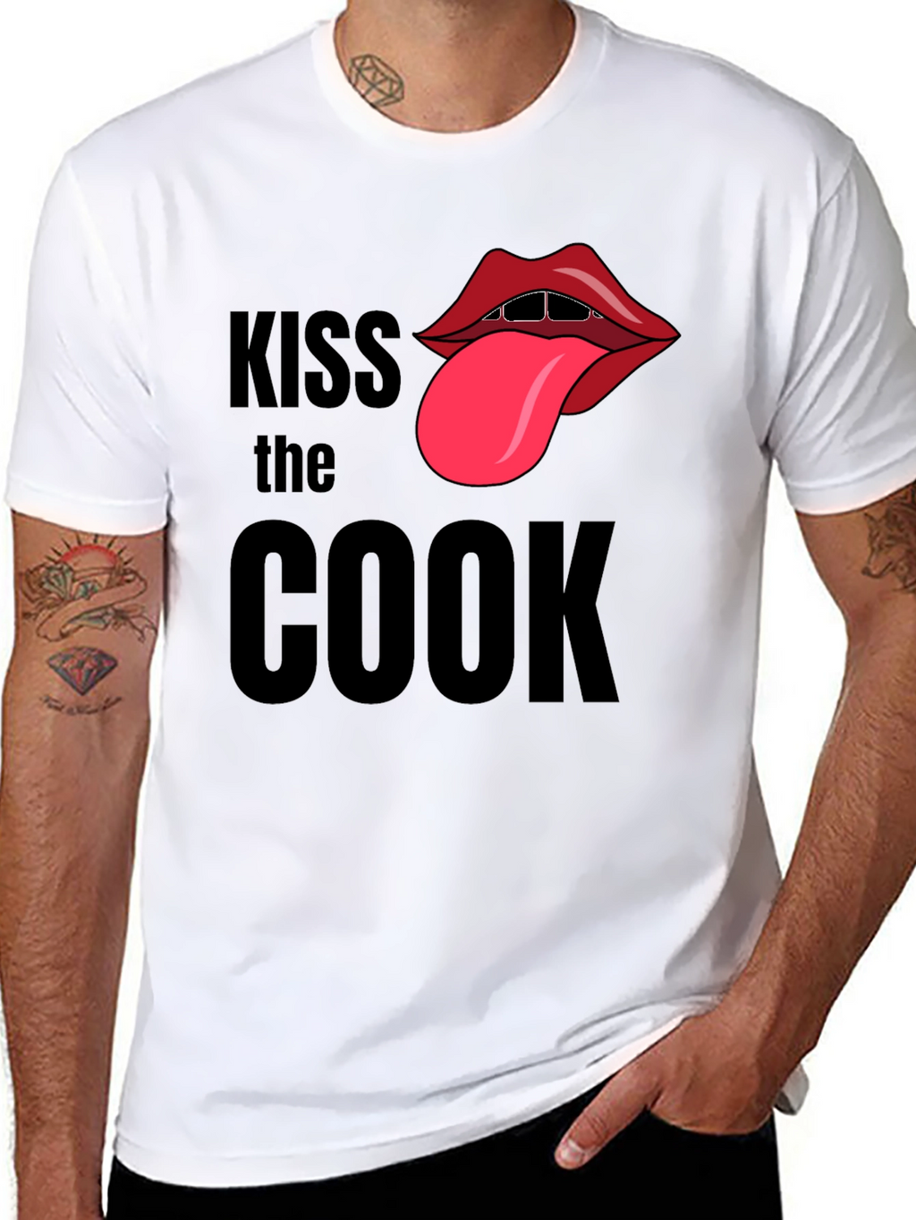 Kiss the Cook Graphic T-Shirt