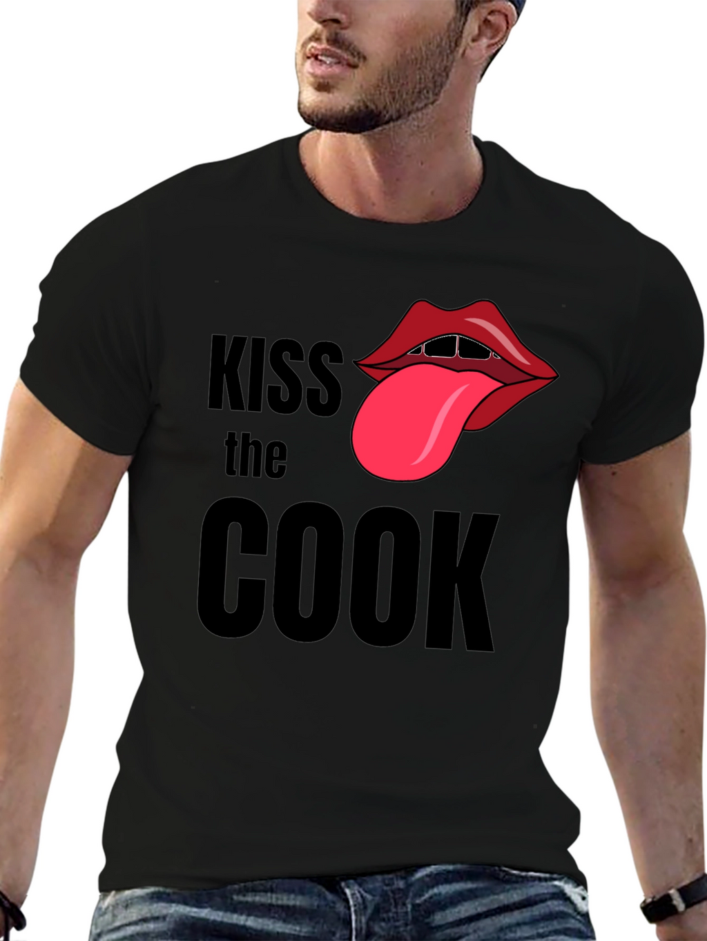 Kiss the Cook Graphic T-Shirt