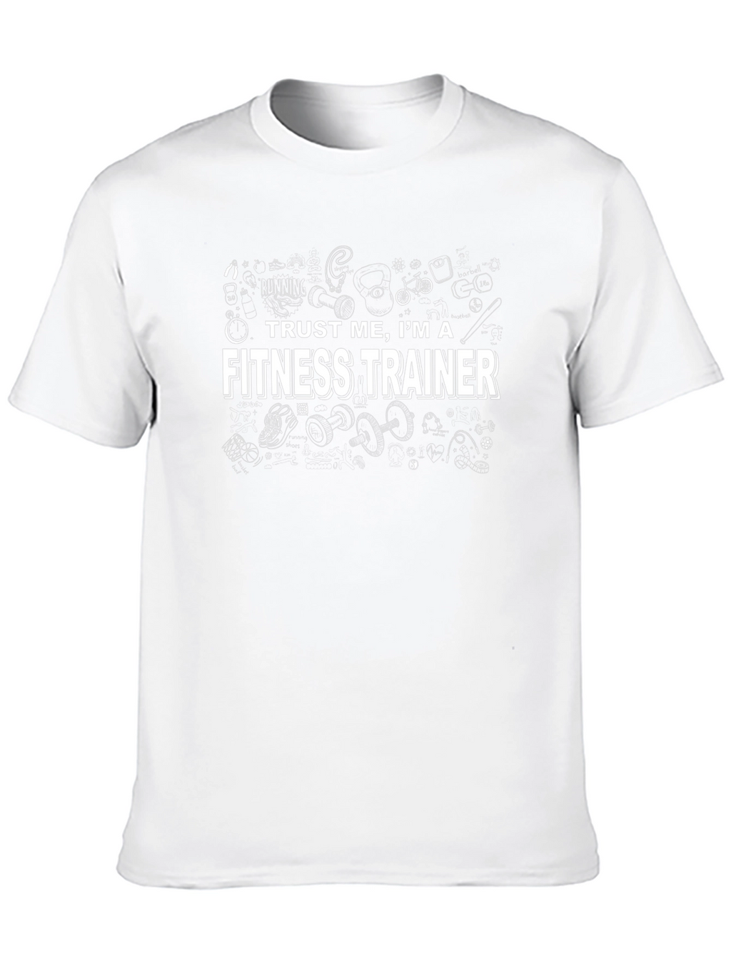 Trust Me Im a Fitness Trainer Black T-Shirt