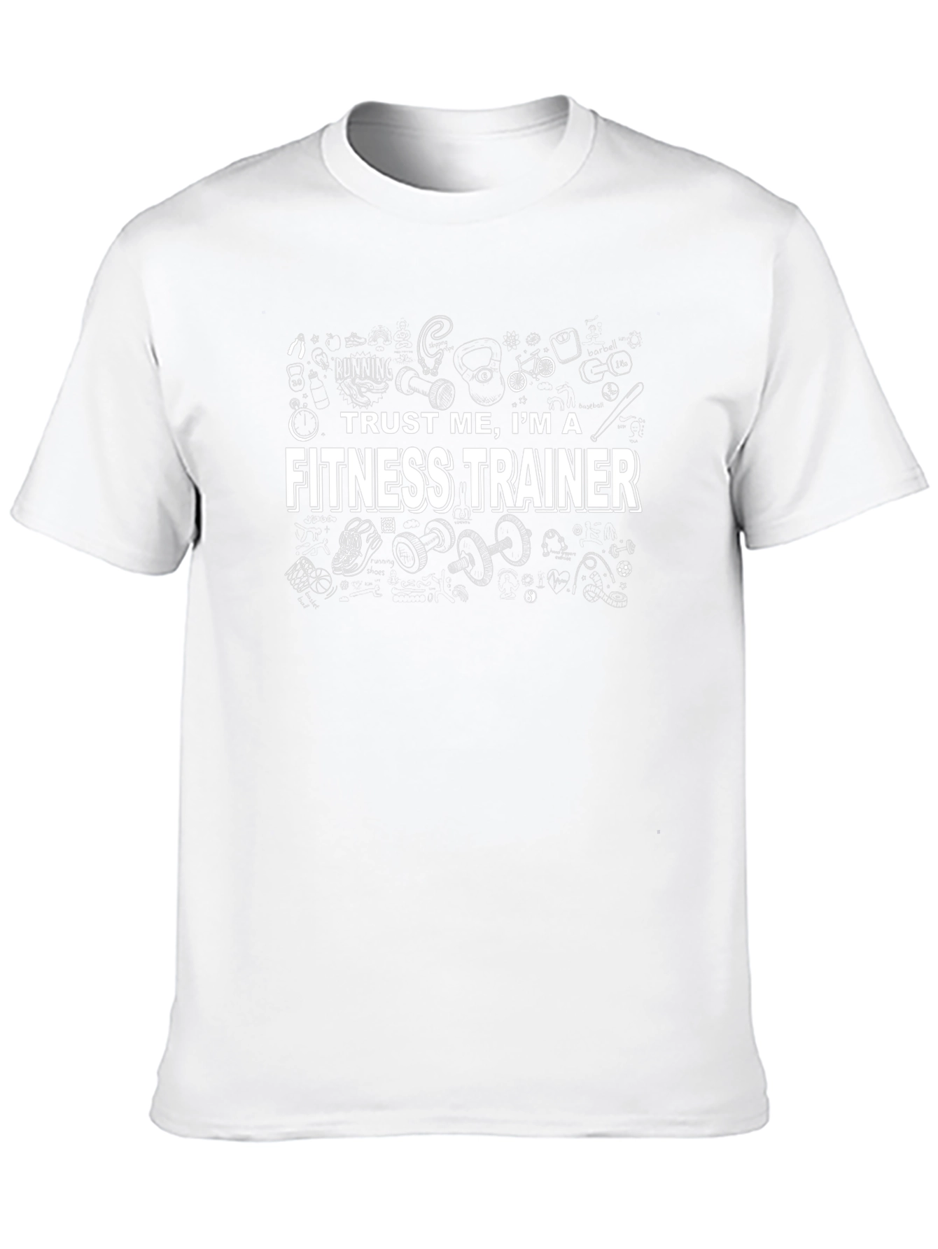 Trust Me Im a Fitness Trainer Black T-Shirt