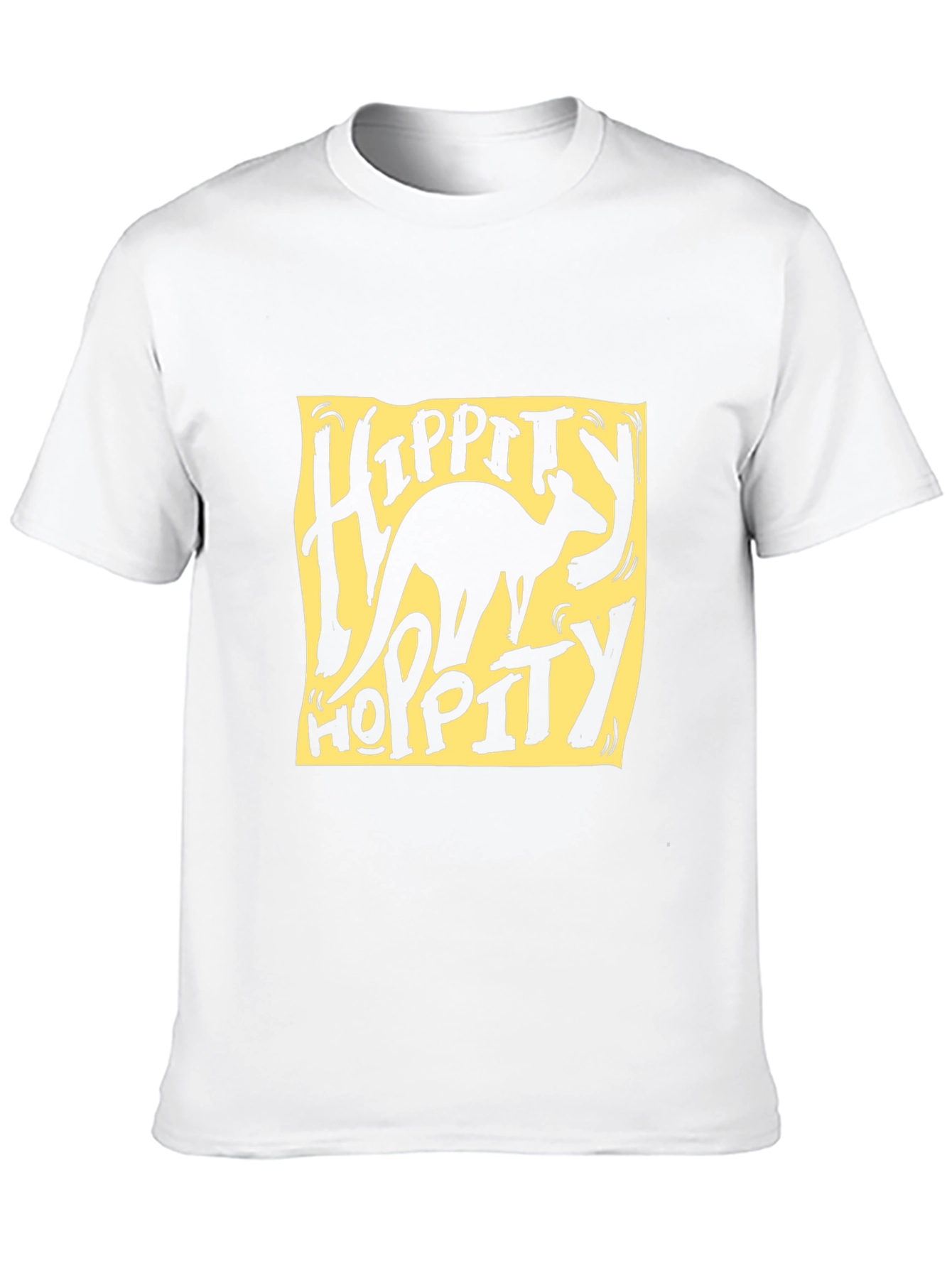 Hippity Hoppity Kangaroo Graphic Tee - Black