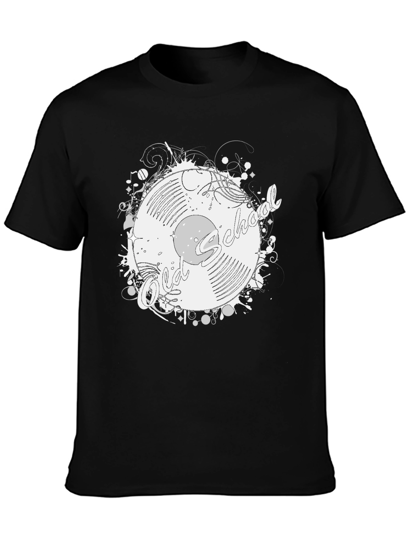 Old School Record Graphic Tee - Retro Cool!