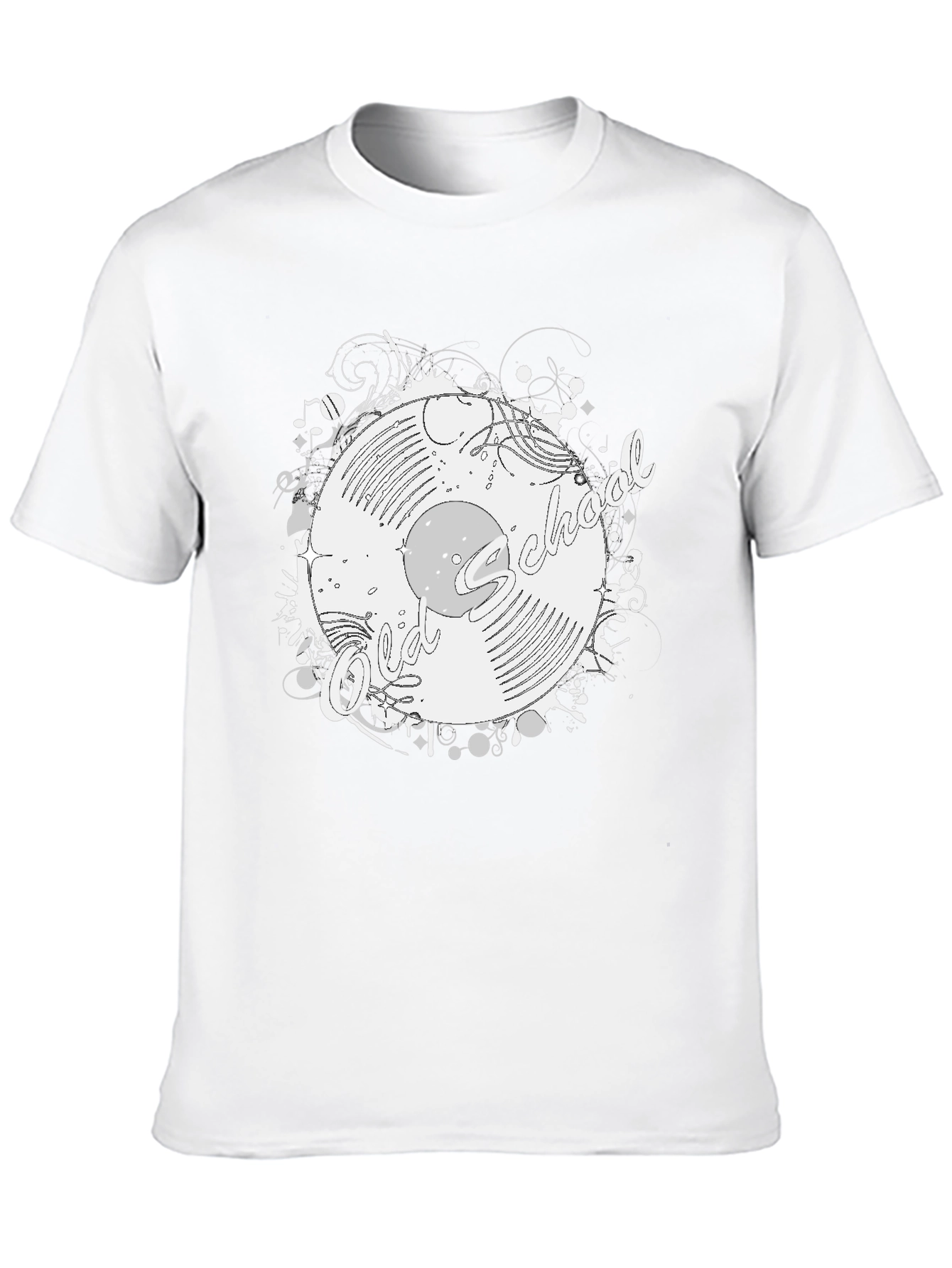 Old School Record Graphic Tee - Retro Cool!