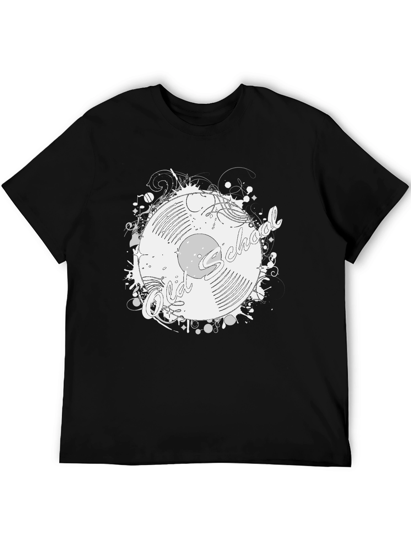Old School Record Graphic Tee - Retro Cool!