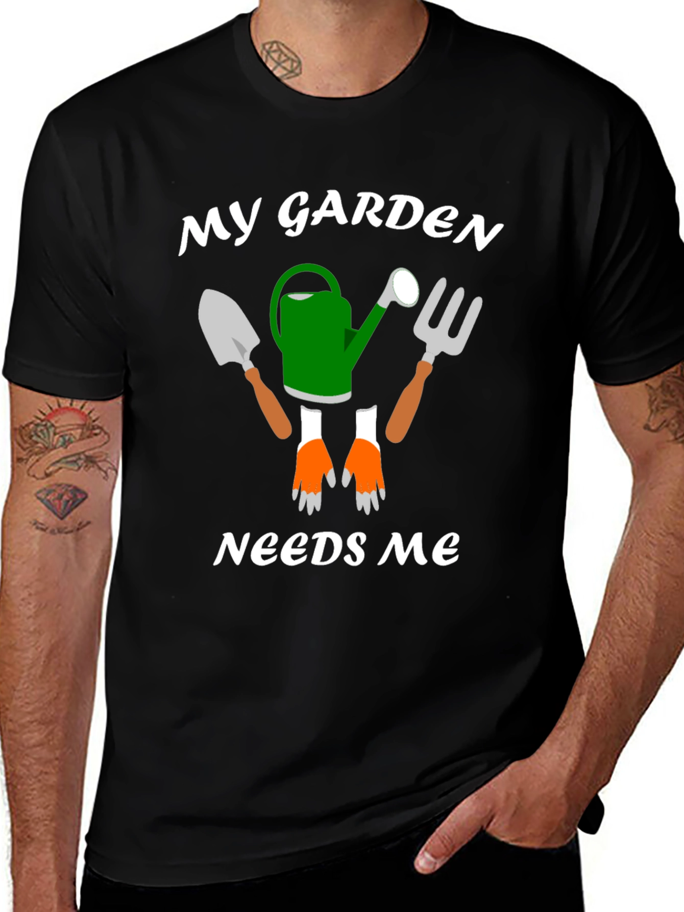 My Garden Needs Me Graphic Tee - Gardening Humor T-Shirt