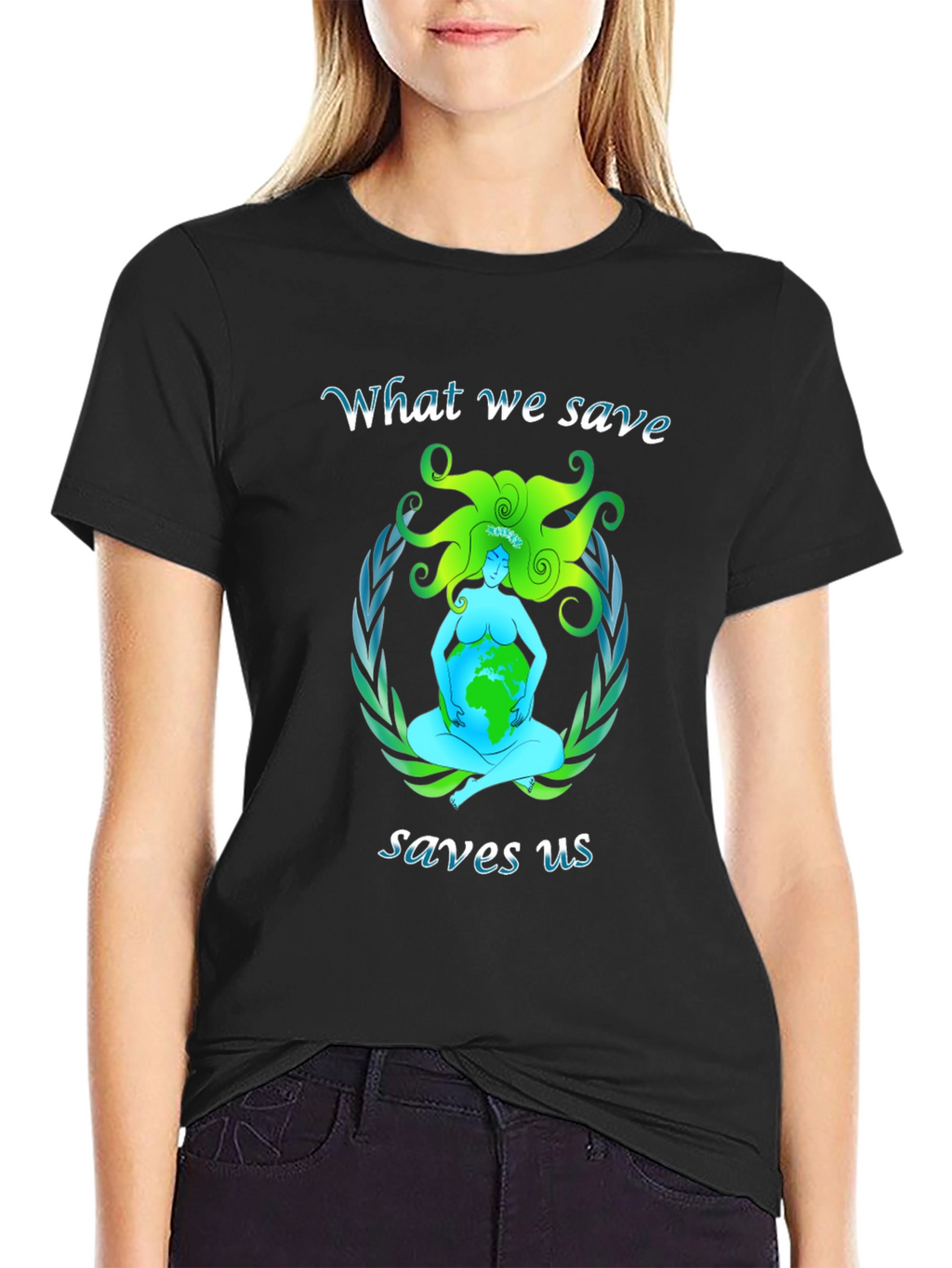 Earth Mother Tee: Save the Planet Save Us