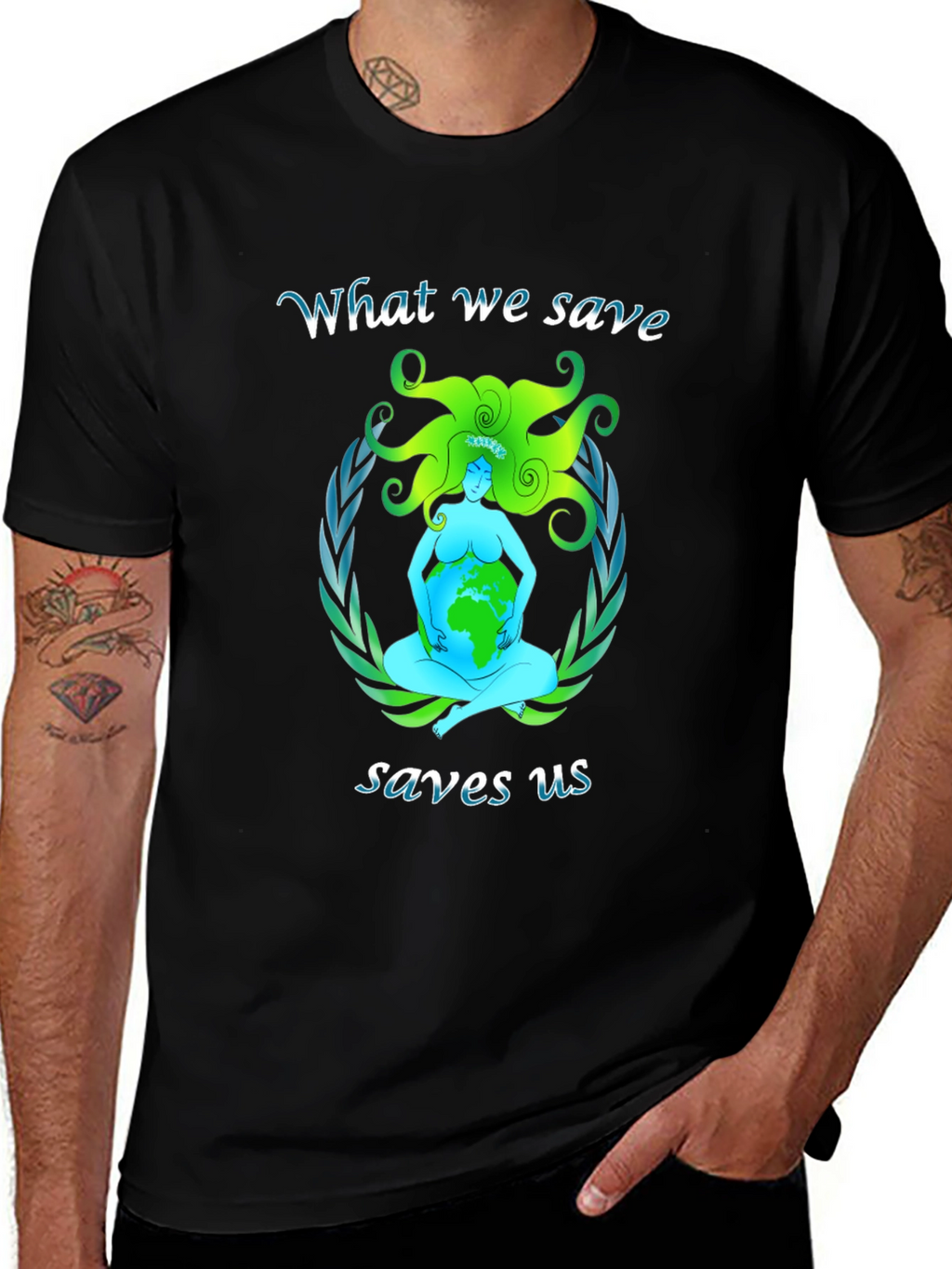 Earth Mother Tee: Save the Planet Save Us