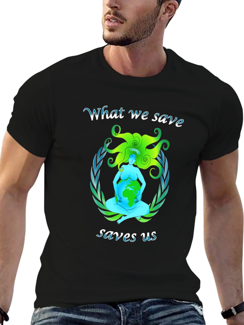 Earth Mother Tee: Save the Planet Save Us
