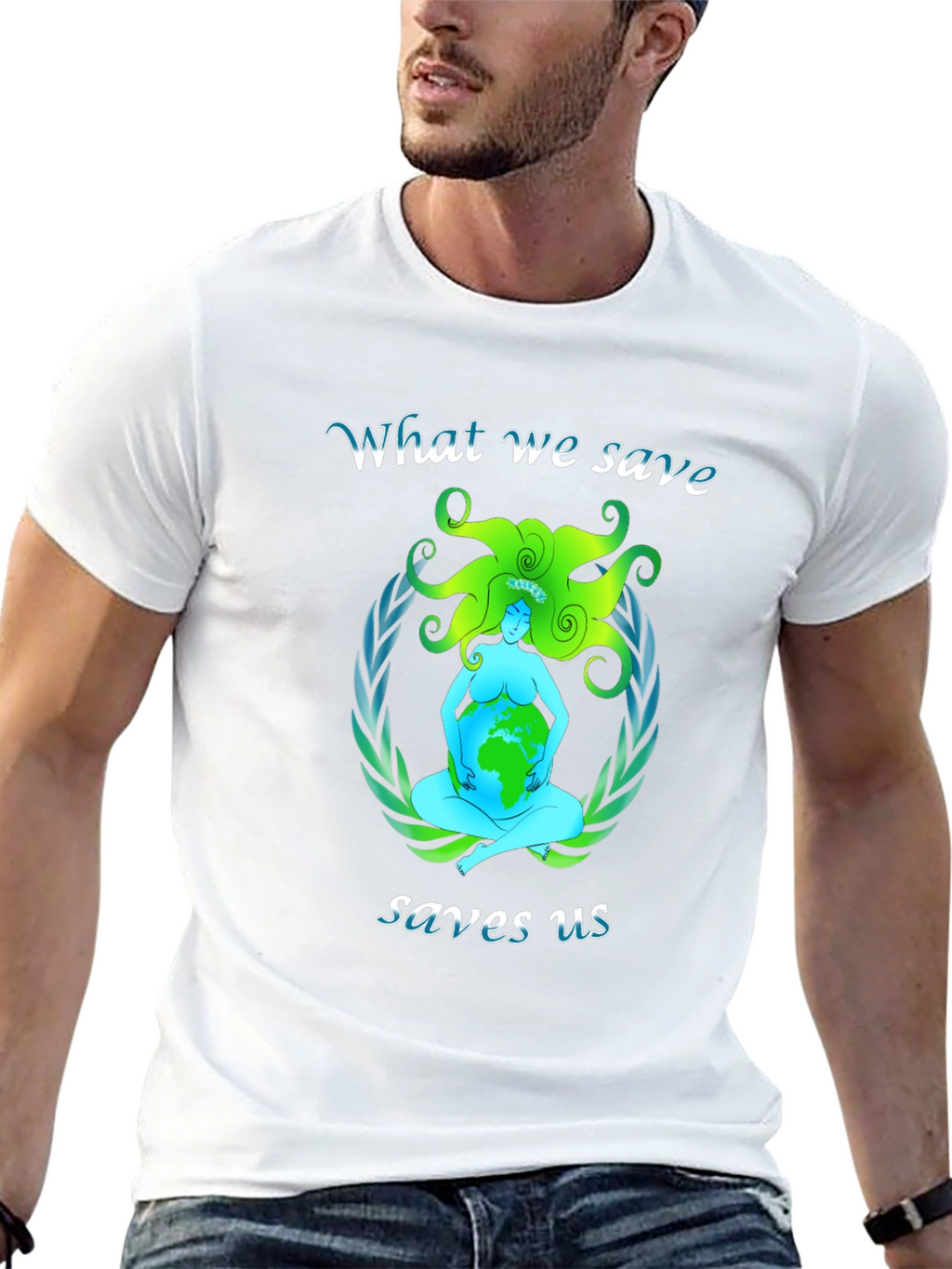 Earth Mother Tee: Save the Planet Save Us