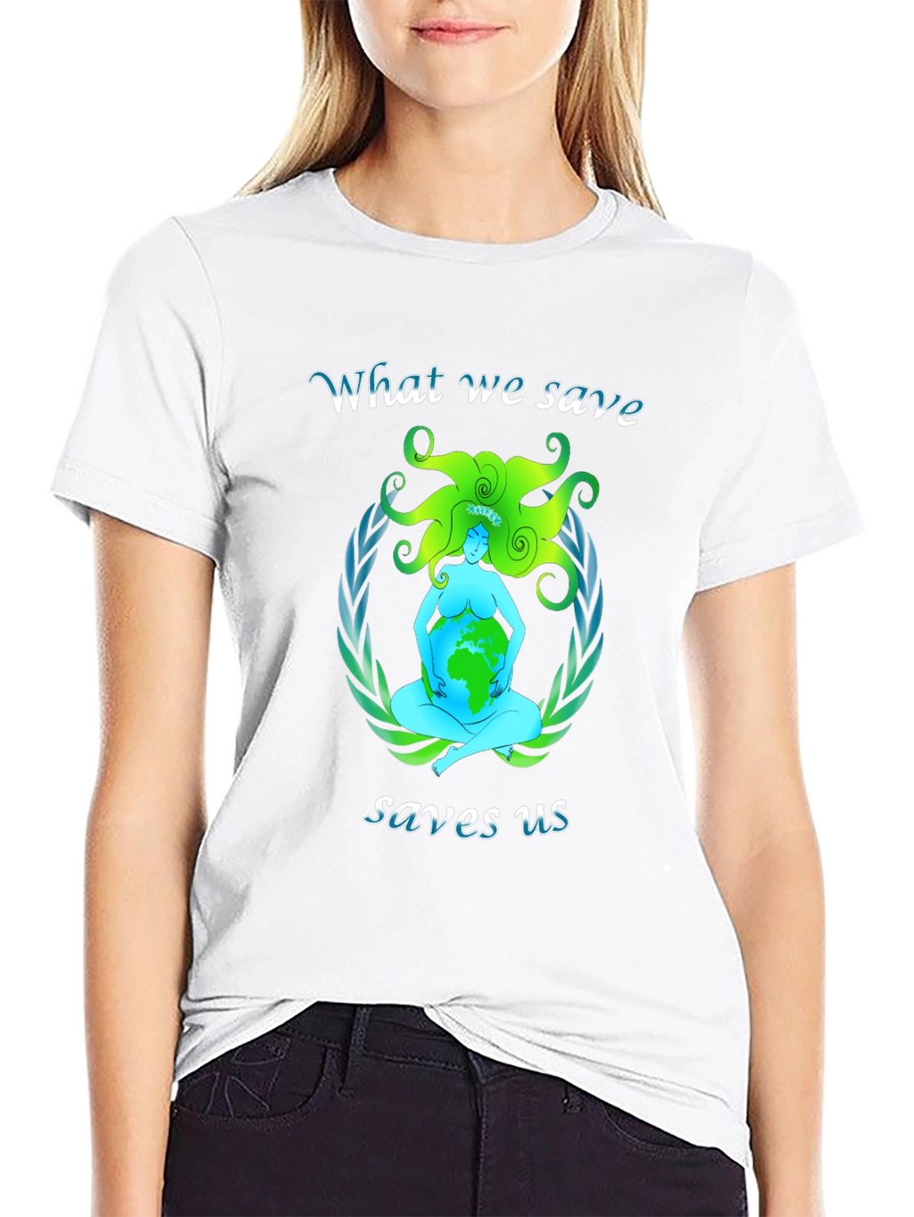 Earth Mother Tee: Save the Planet Save Us