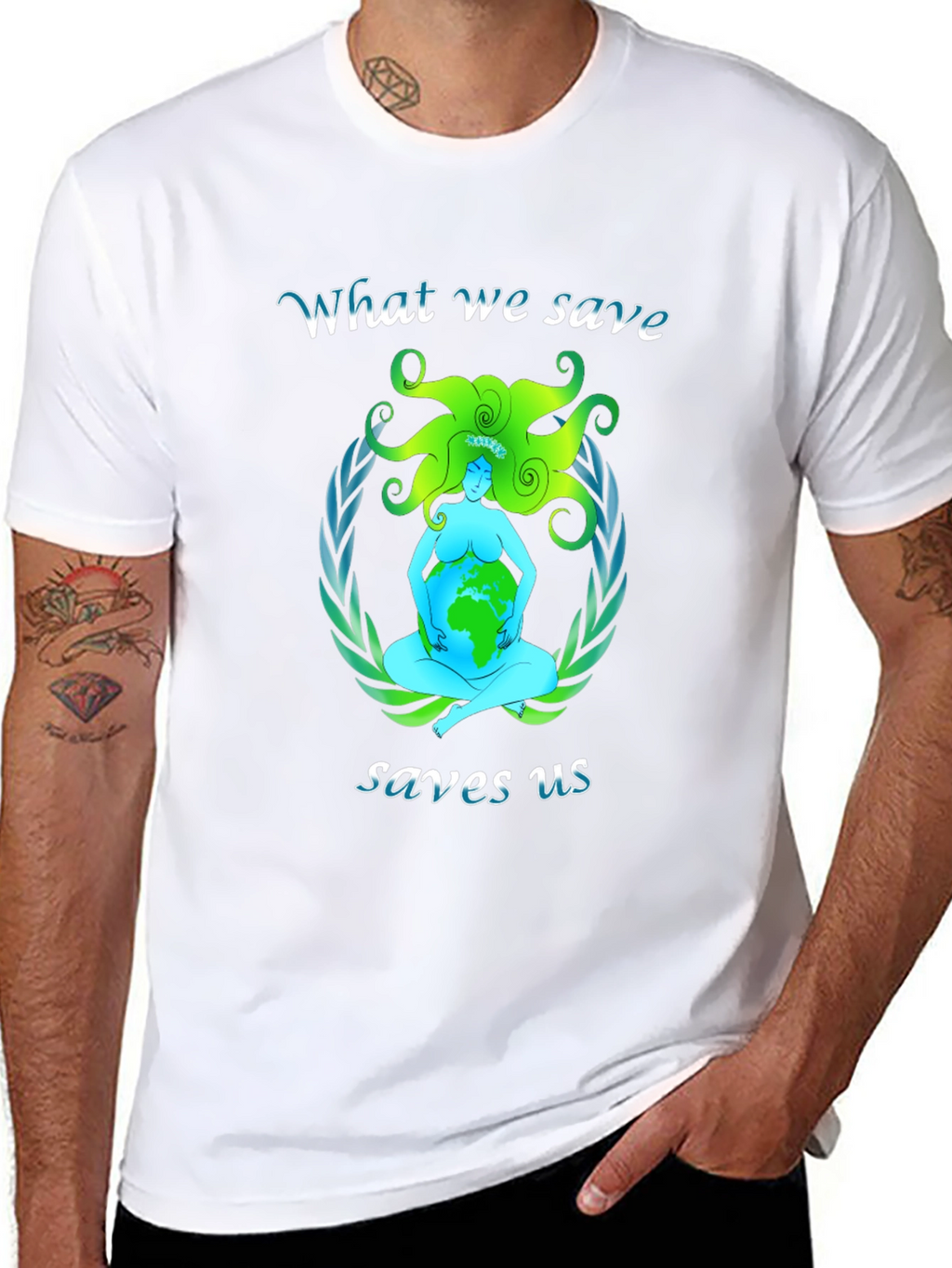 Earth Mother Tee: Save the Planet Save Us