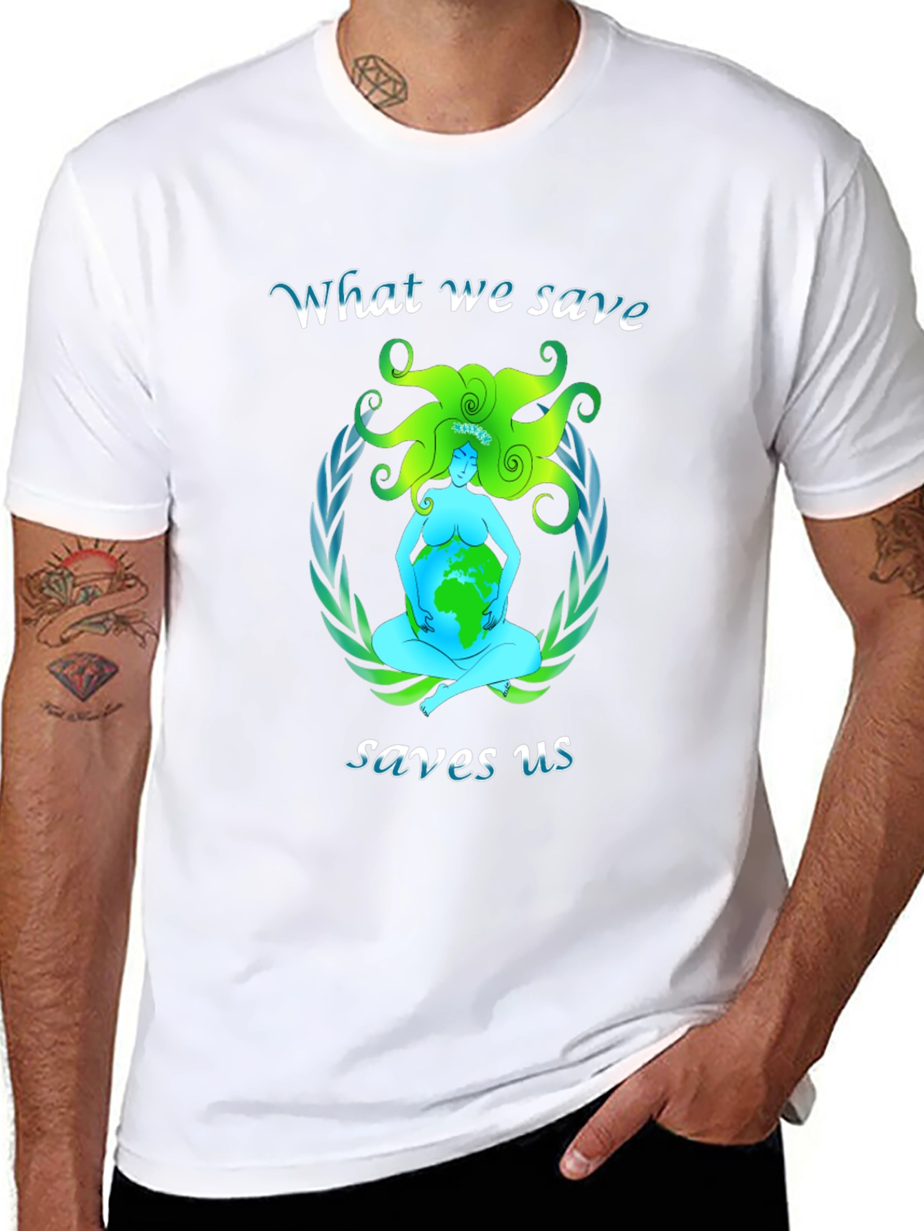 Earth Mother Tee: Save the Planet Save Us
