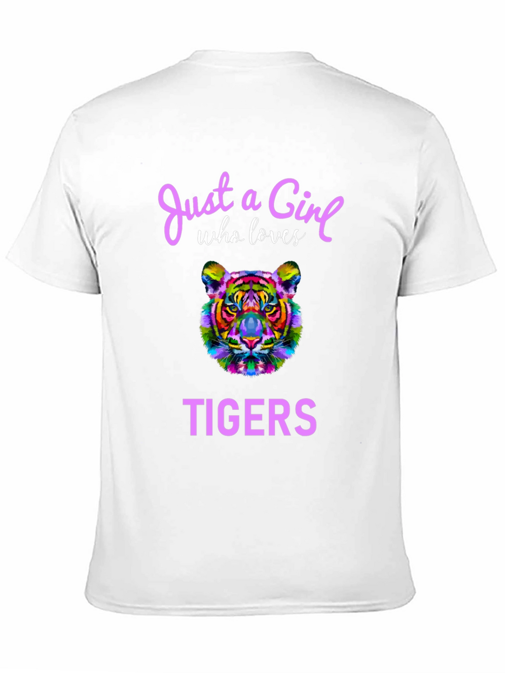 Girl Who Loves Tigers T-Shirt