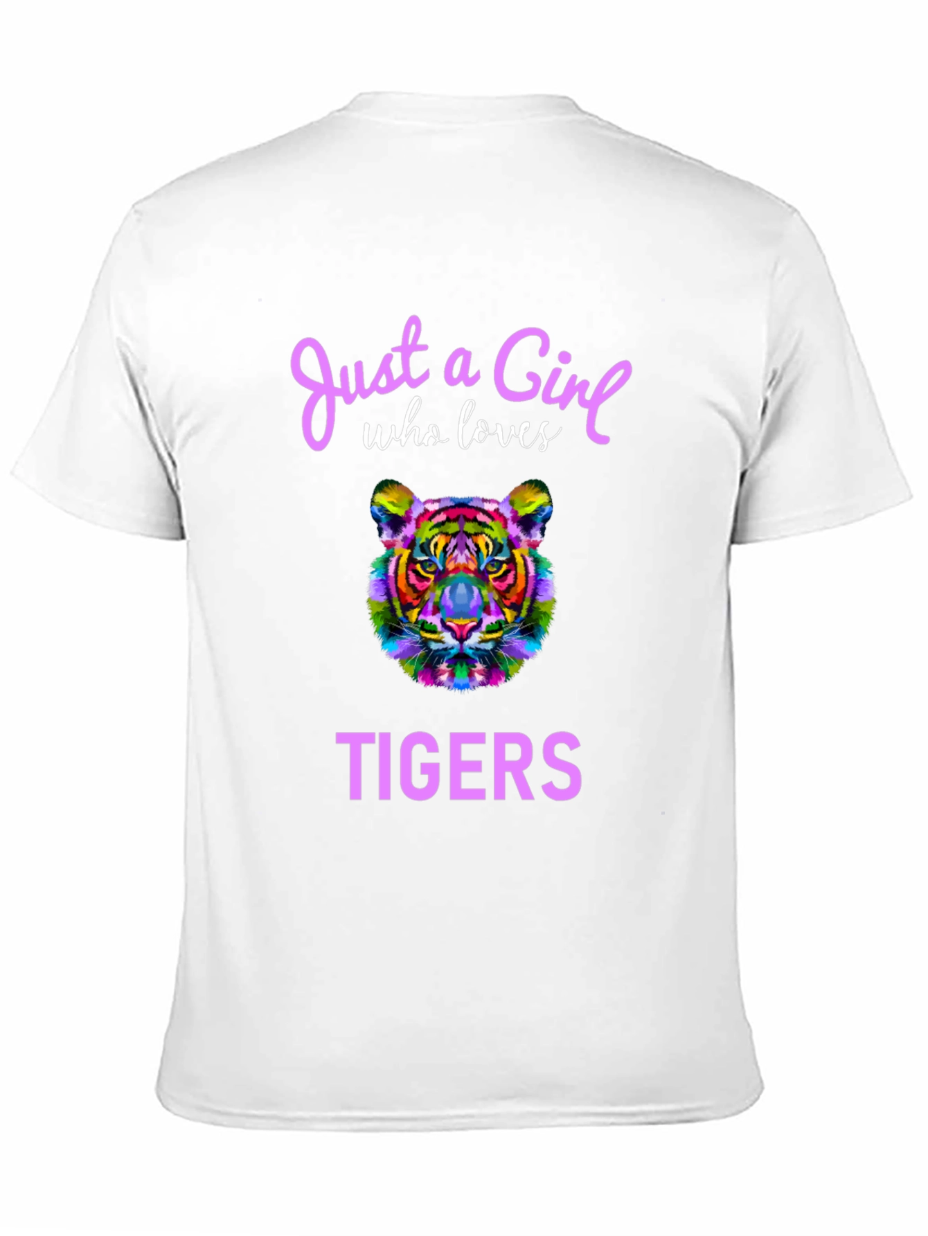 Girl Who Loves Tigers T-Shirt