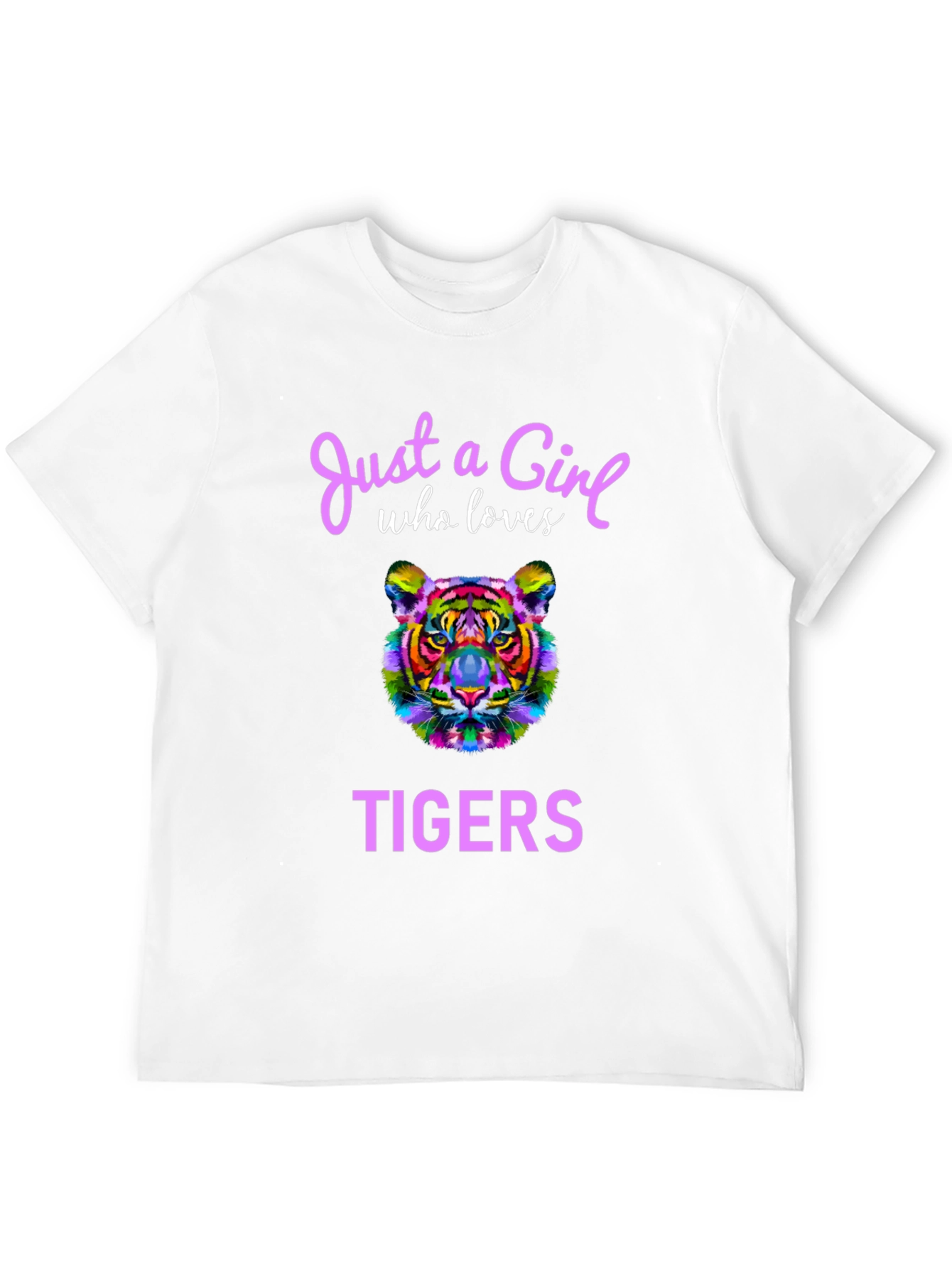 Girl Who Loves Tigers T-Shirt