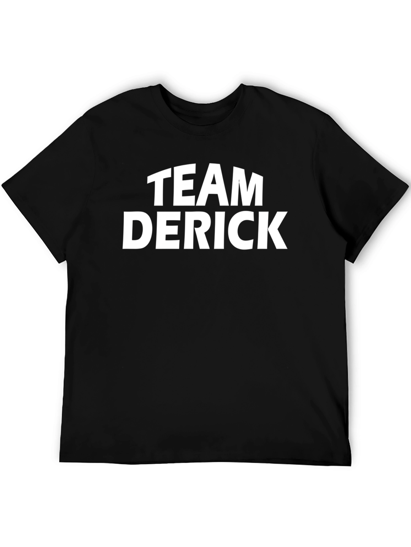 Team Derick Crew Neck T-Shirt - Black