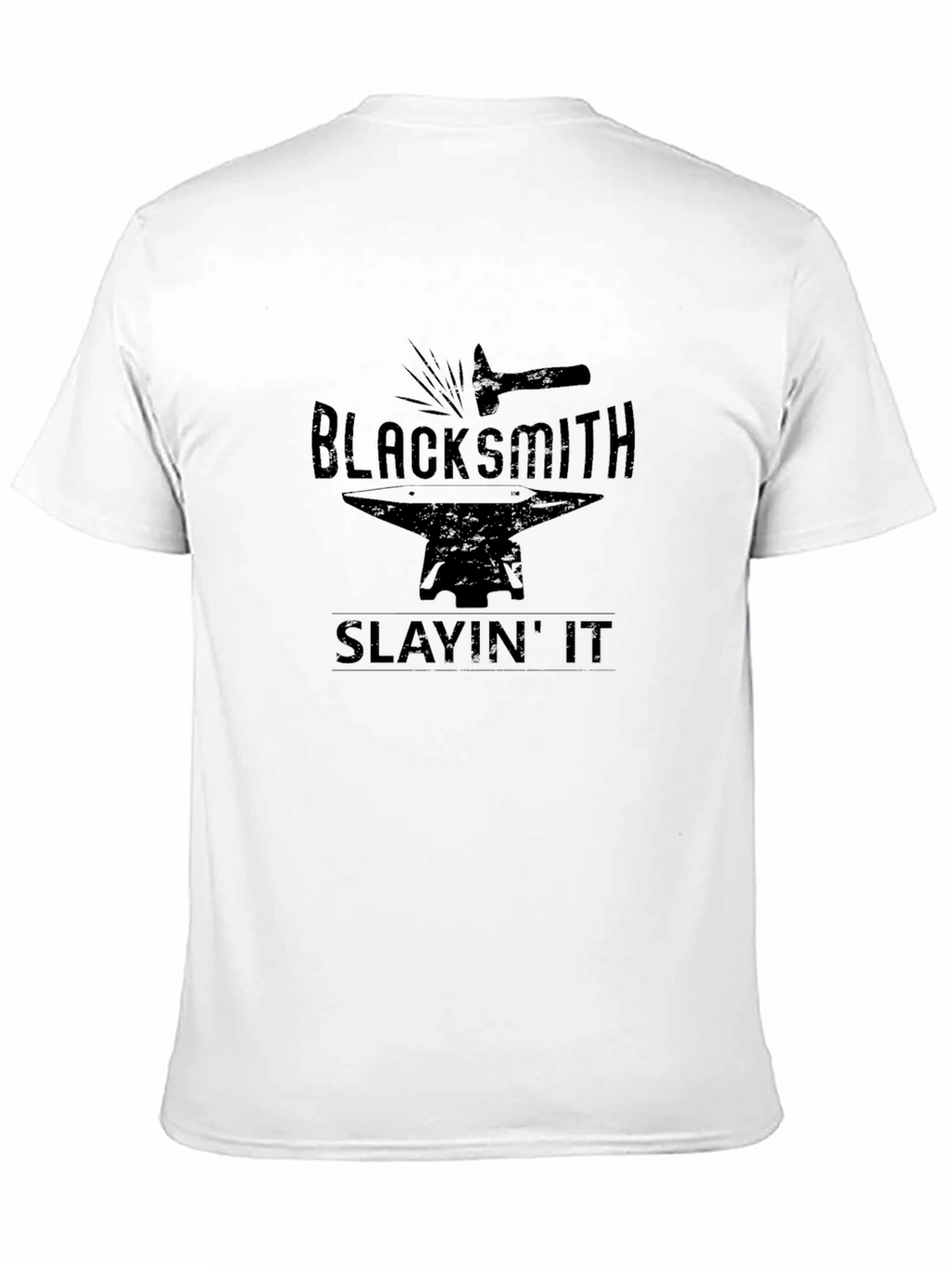 Blacksmith Slayin It T-Shirt - Black Graphic Tee