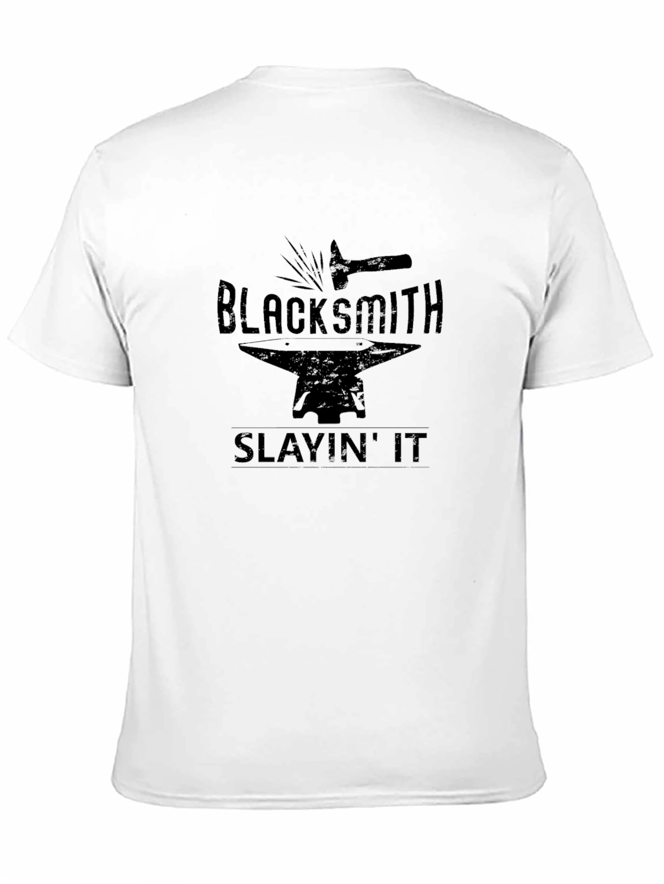 Blacksmith Slayin It T-Shirt - Black Graphic Tee