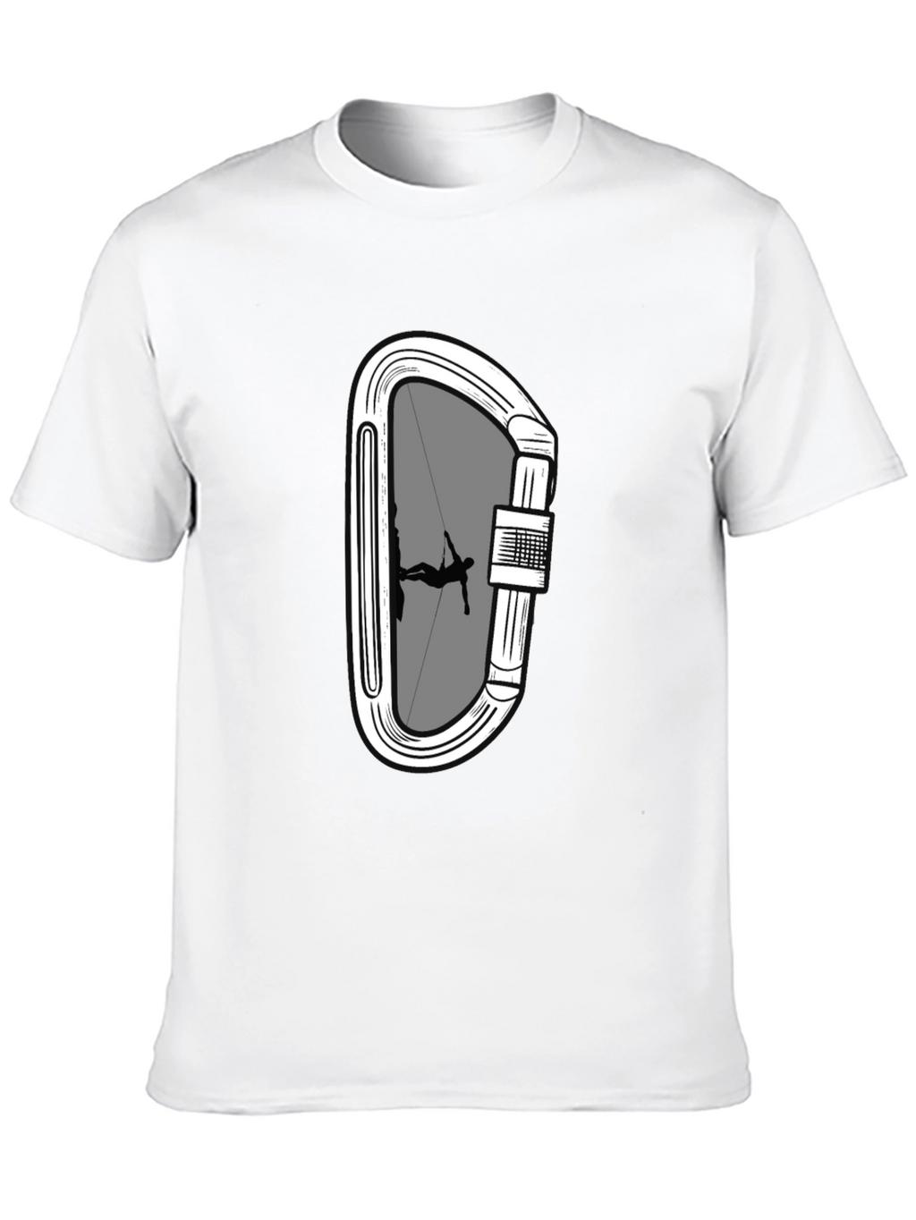 Climbing Carabiner T-Shirt - Rock Climber Tee