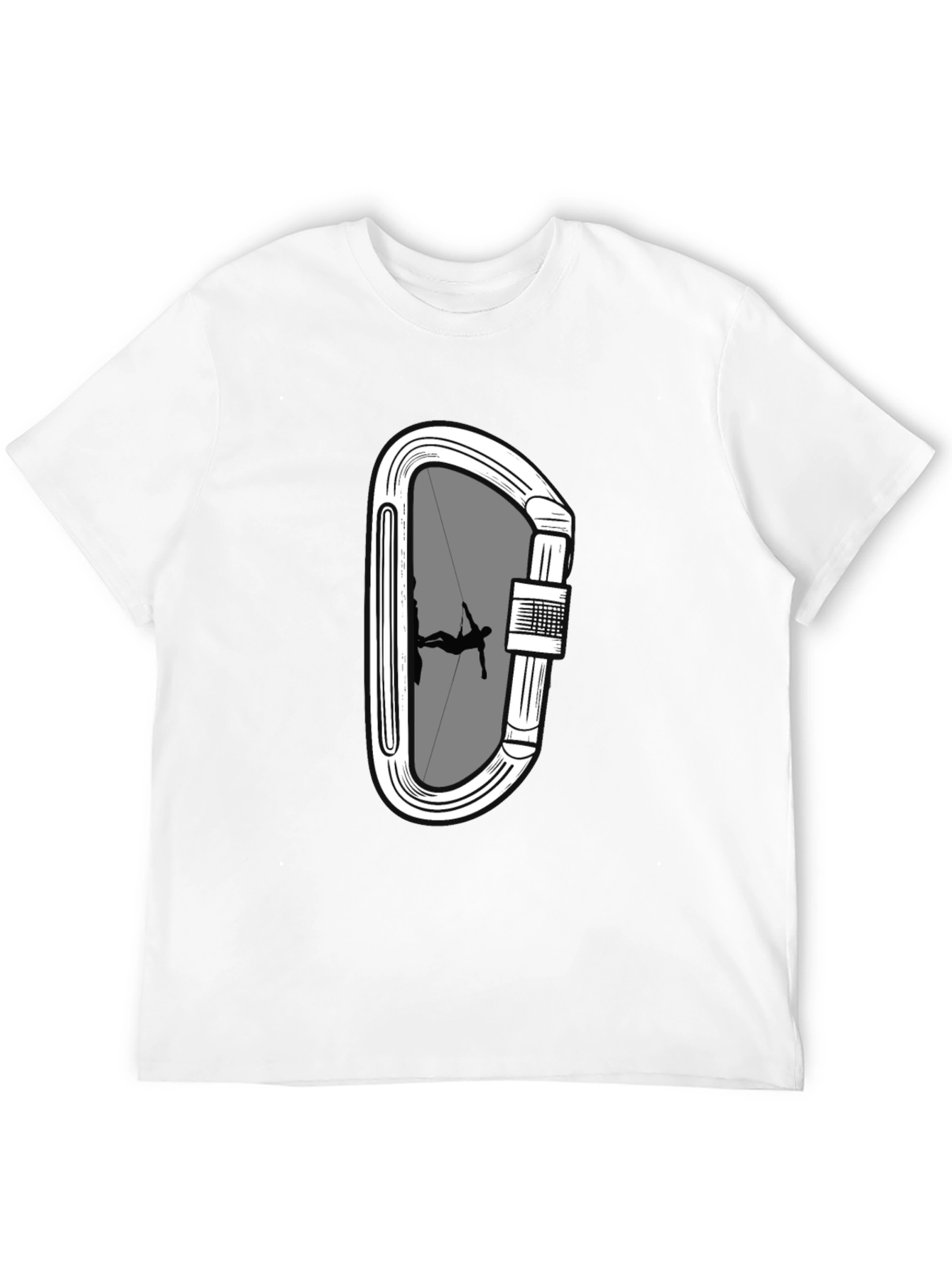 Climbing Carabiner T-Shirt - Rock Climber Tee