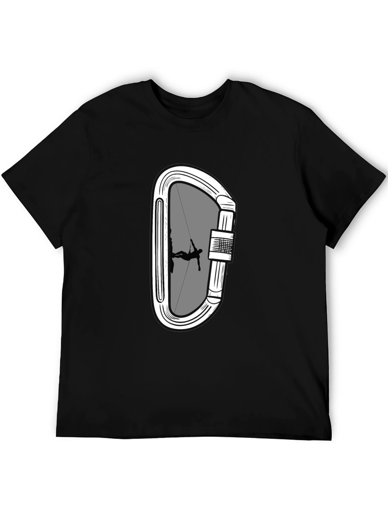 Climbing Carabiner T-Shirt - Rock Climber Tee