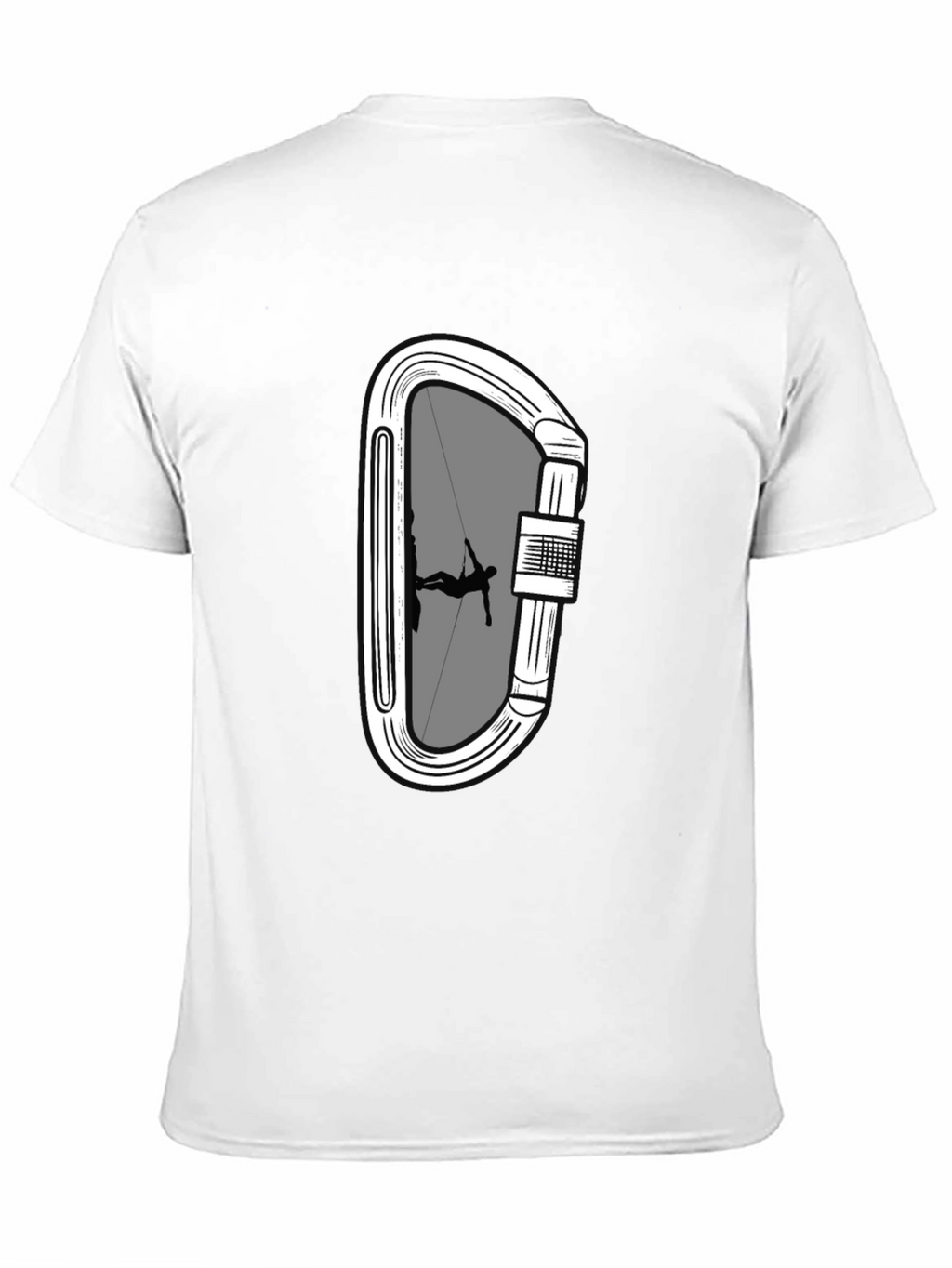 Climbing Carabiner T-Shirt - Rock Climber Tee