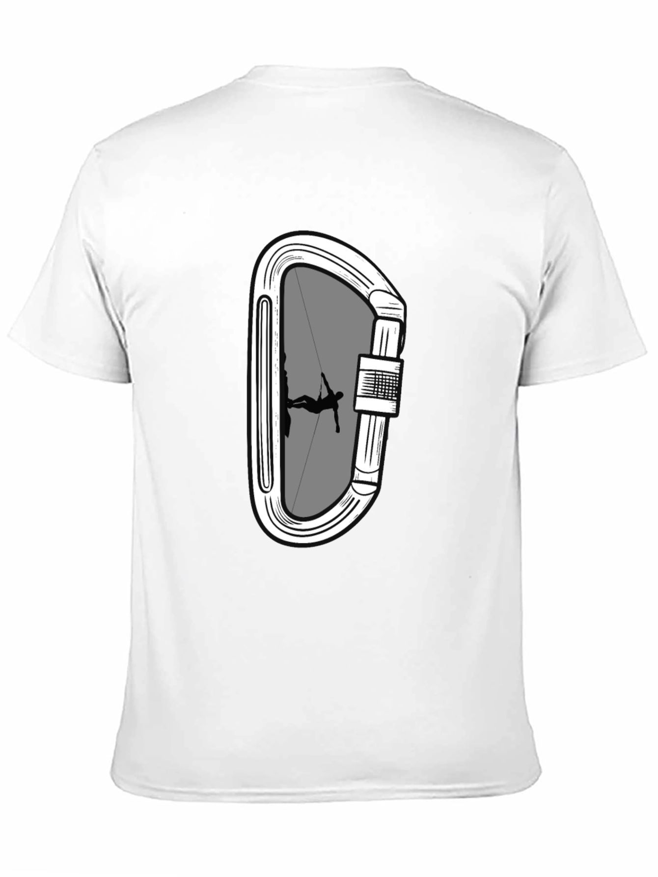 Climbing Carabiner T-Shirt - Rock Climber Tee