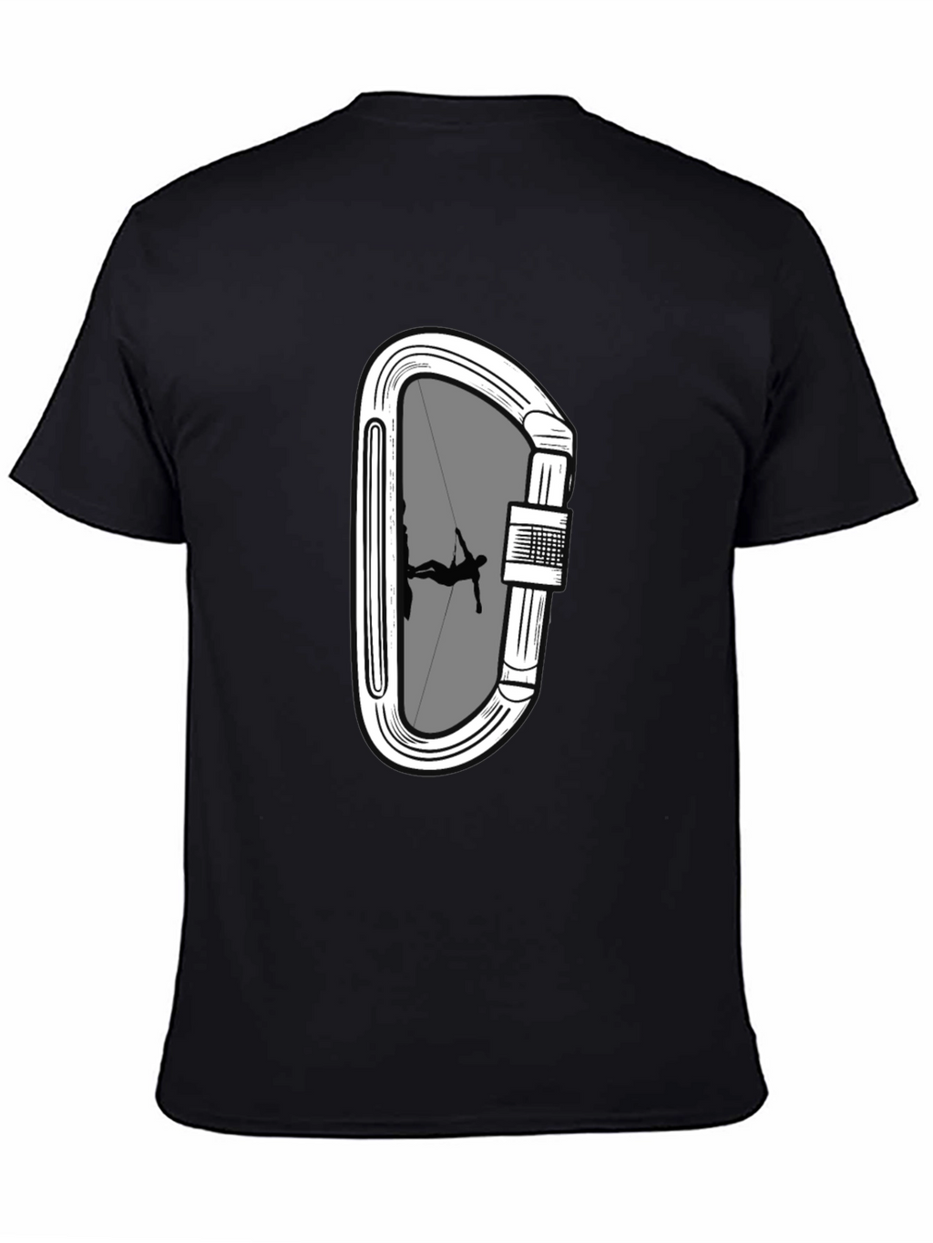 Climbing Carabiner T-Shirt - Rock Climber Tee