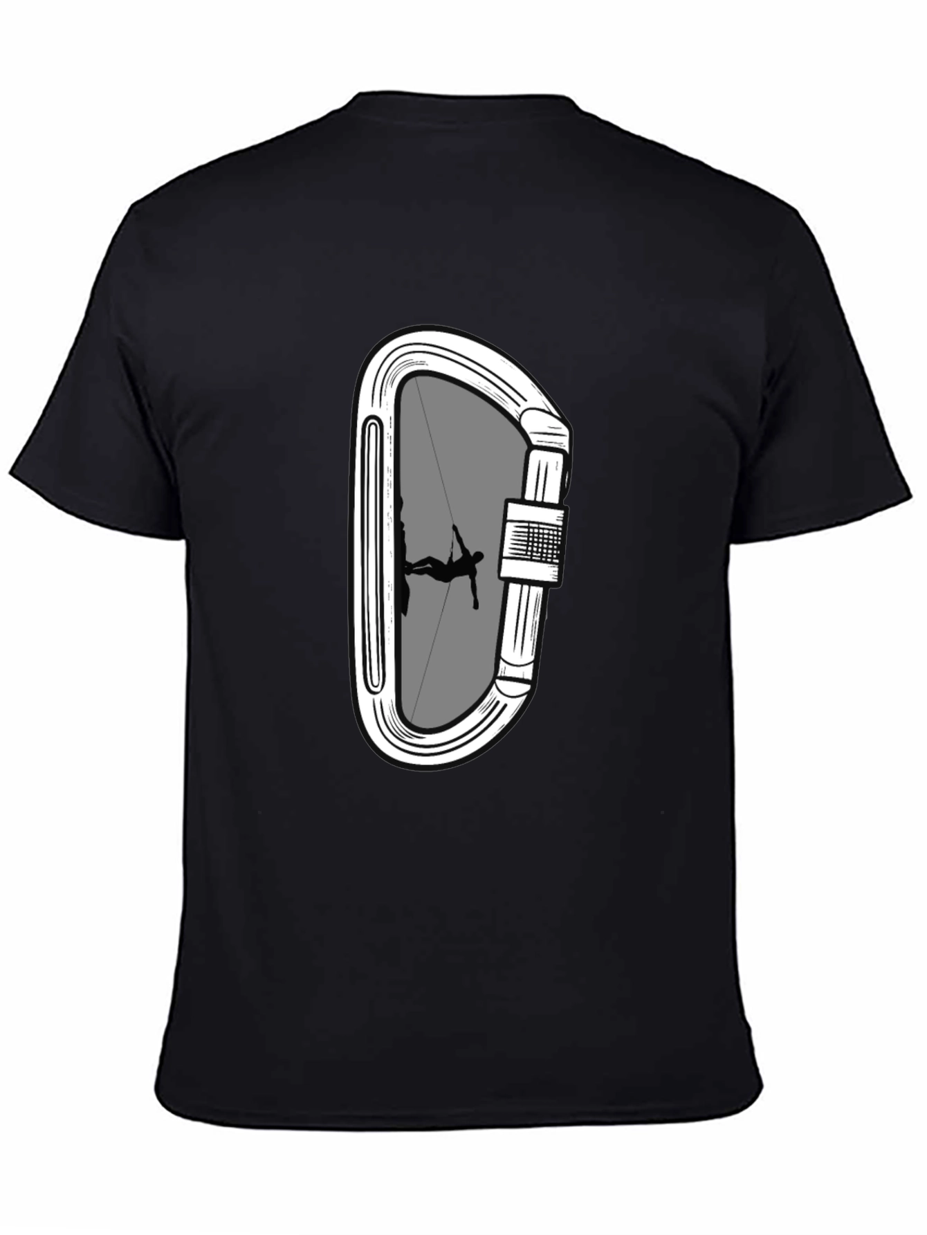 Climbing Carabiner T-Shirt - Rock Climber Tee