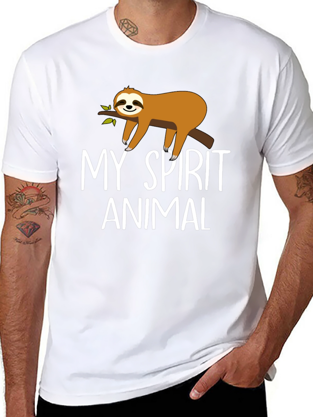 My Spirit Animal Sloth T-Shirt - Relaxed Fit