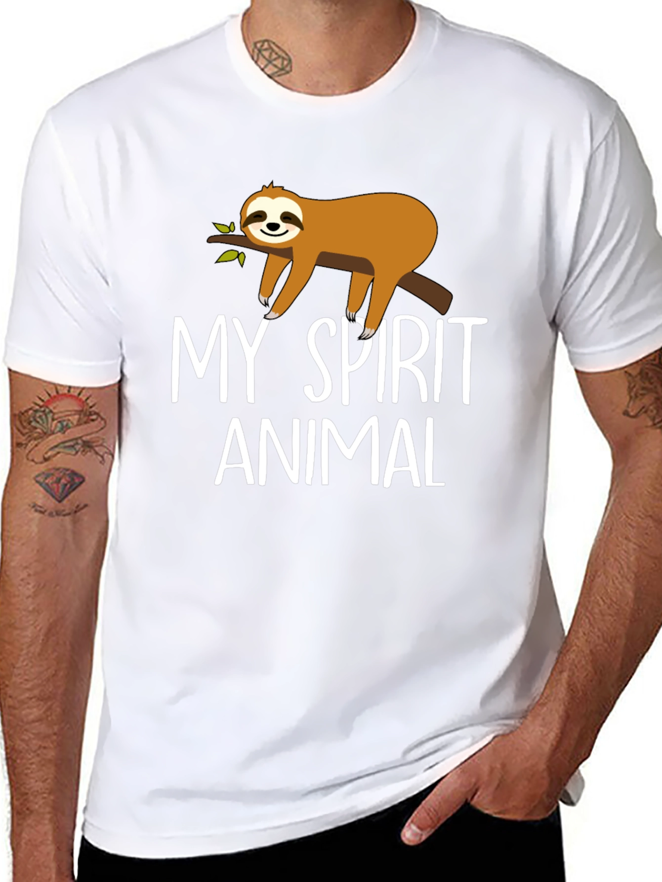 My Spirit Animal Sloth T-Shirt - Relaxed Fit