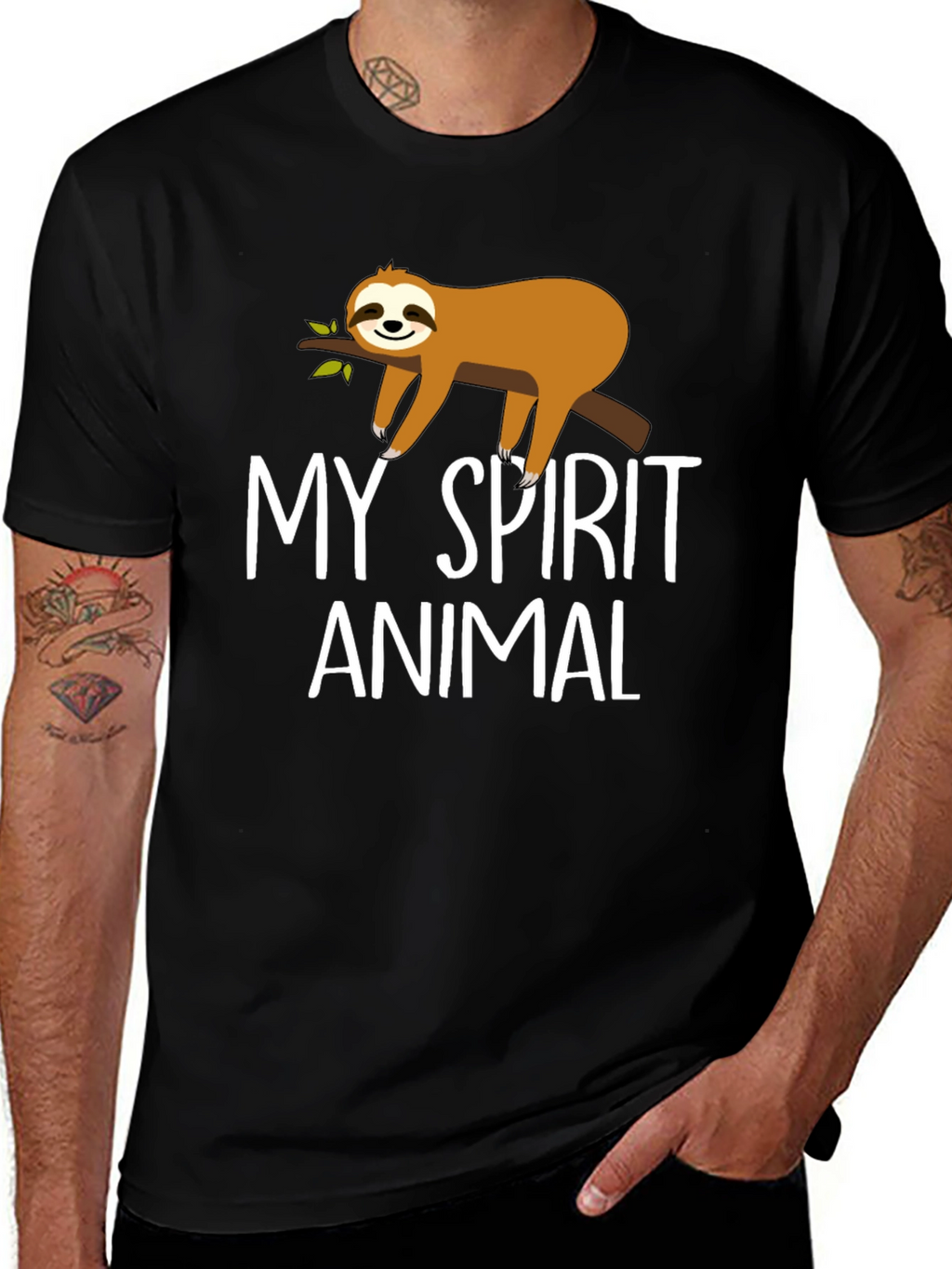 My Spirit Animal Sloth T-Shirt - Relaxed Fit