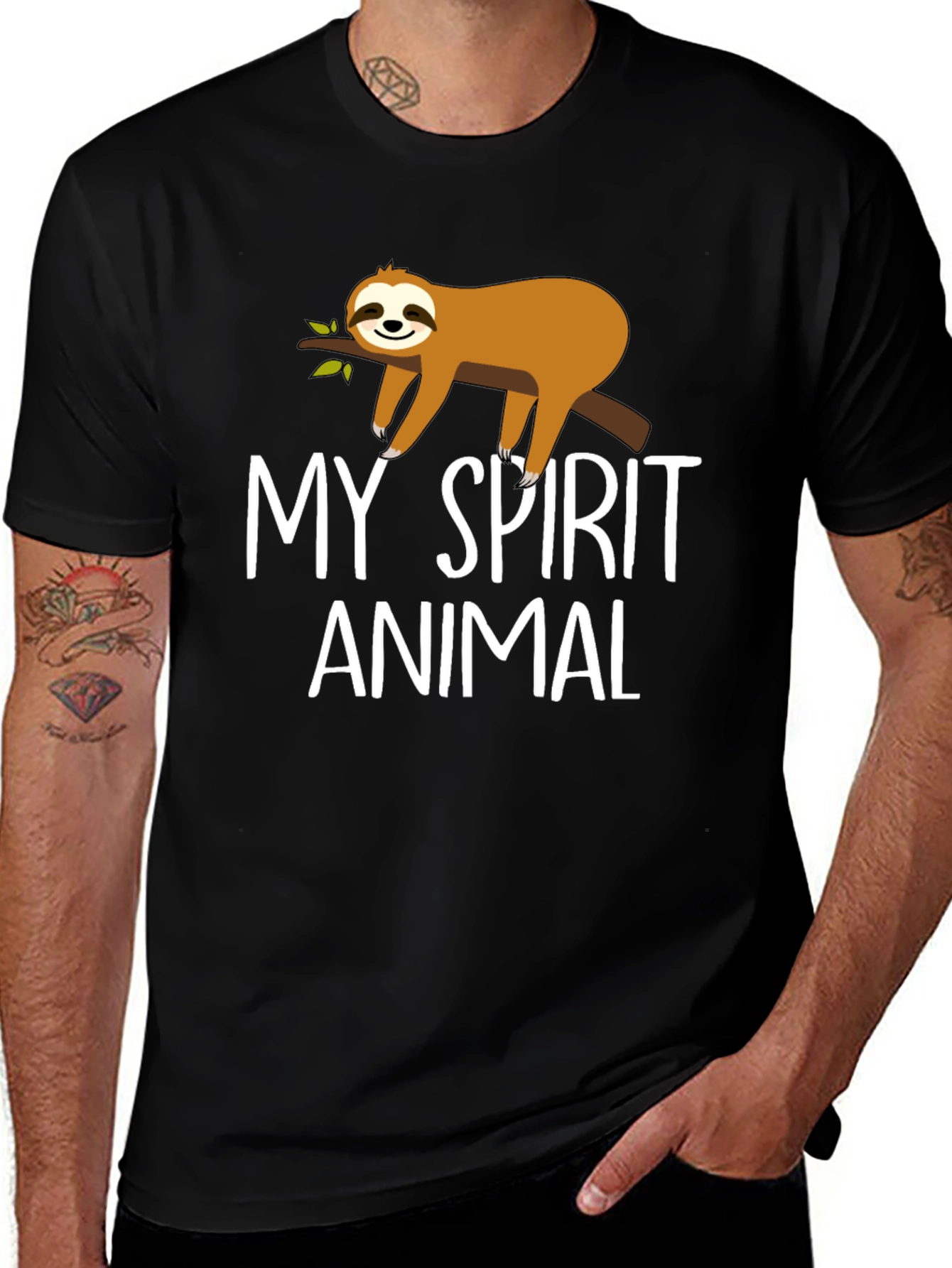 My Spirit Animal Sloth T-Shirt - Relaxed Fit