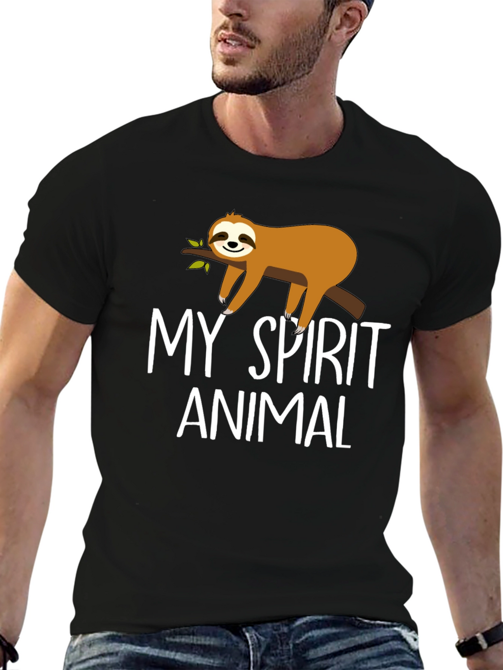 My Spirit Animal Sloth T-Shirt - Relaxed Fit