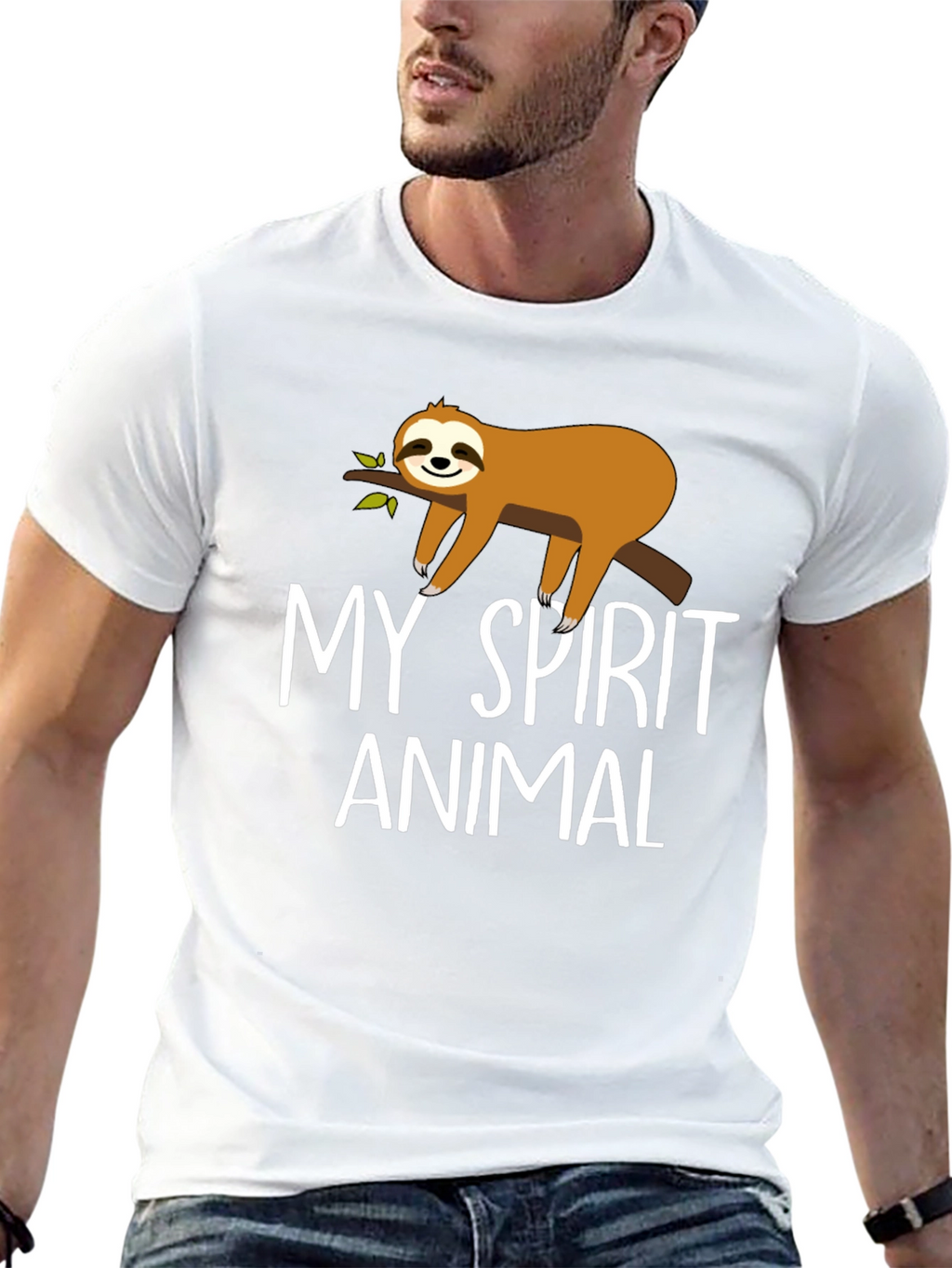 My Spirit Animal Sloth T-Shirt - Relaxed Fit