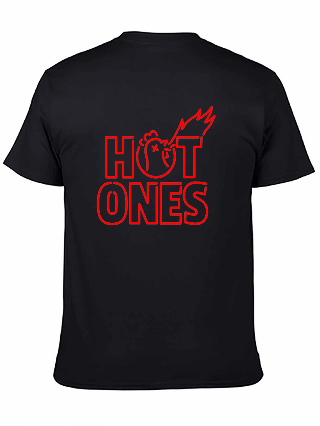 Hot Ones Graphic Tee - Spicy Chicken Design