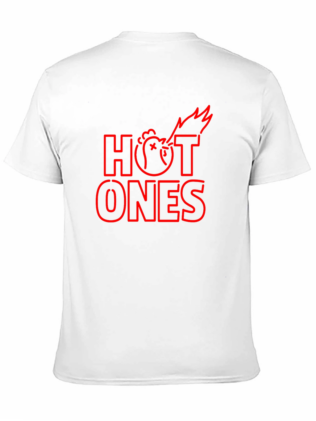 Hot Ones Graphic Tee - Spicy Chicken Design