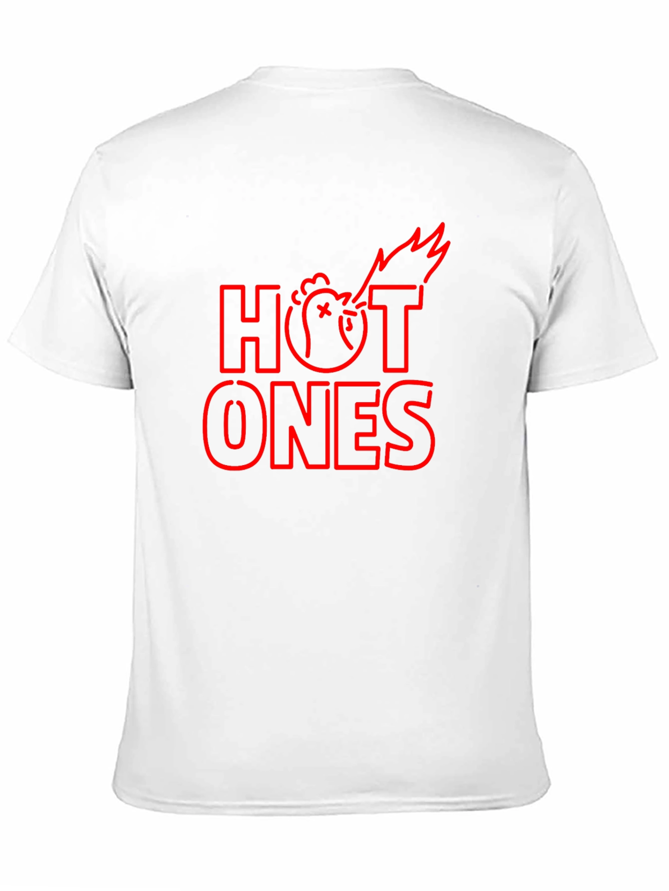 Hot Ones Graphic Tee - Spicy Chicken Design