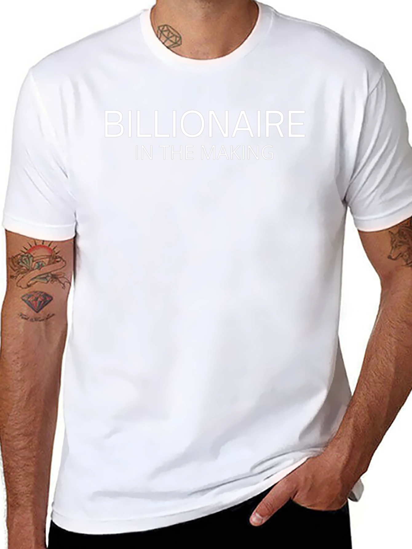 Billionaire in the Making Black T-Shirt