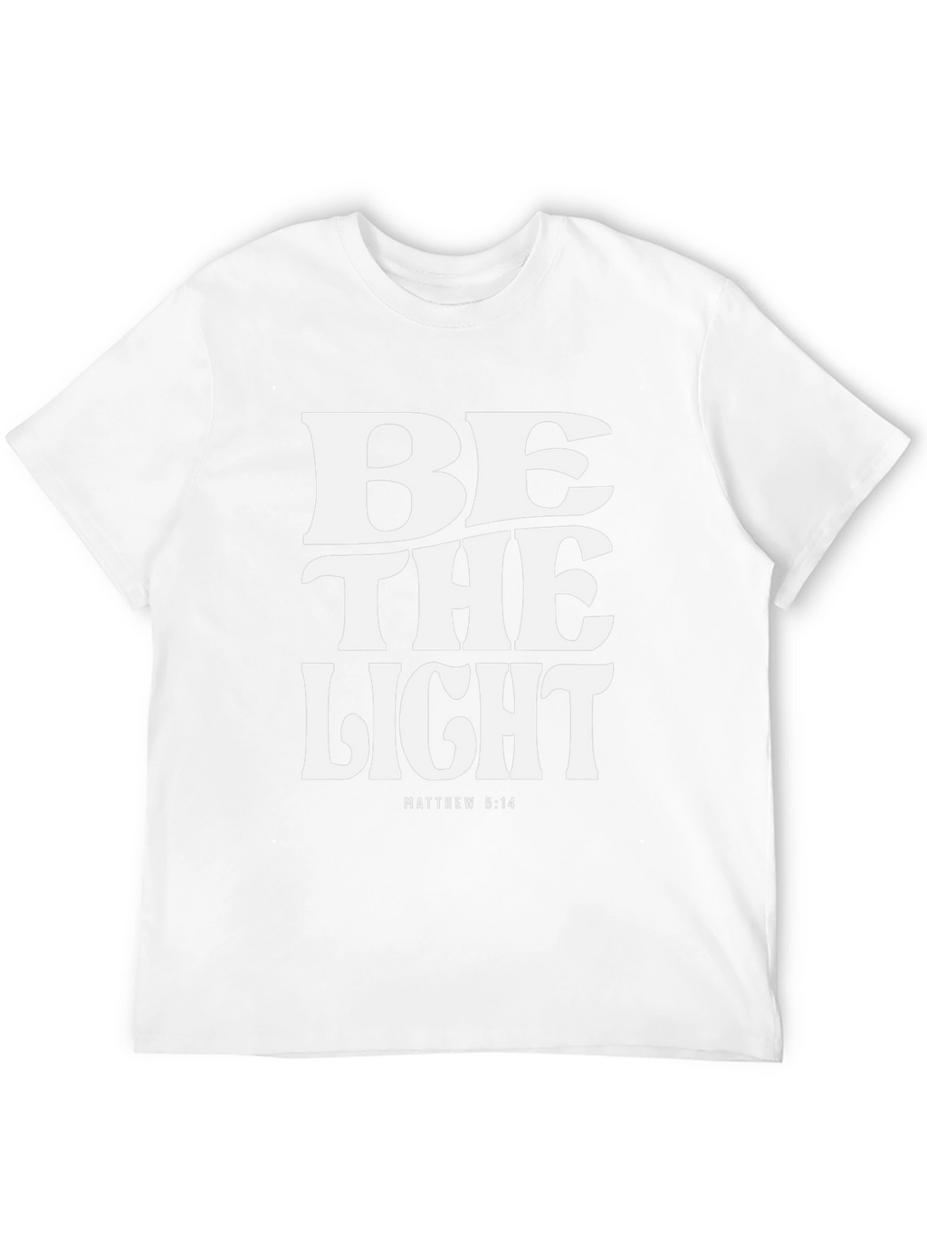 Be the Light T-Shirt - Matthew 5:14 Black