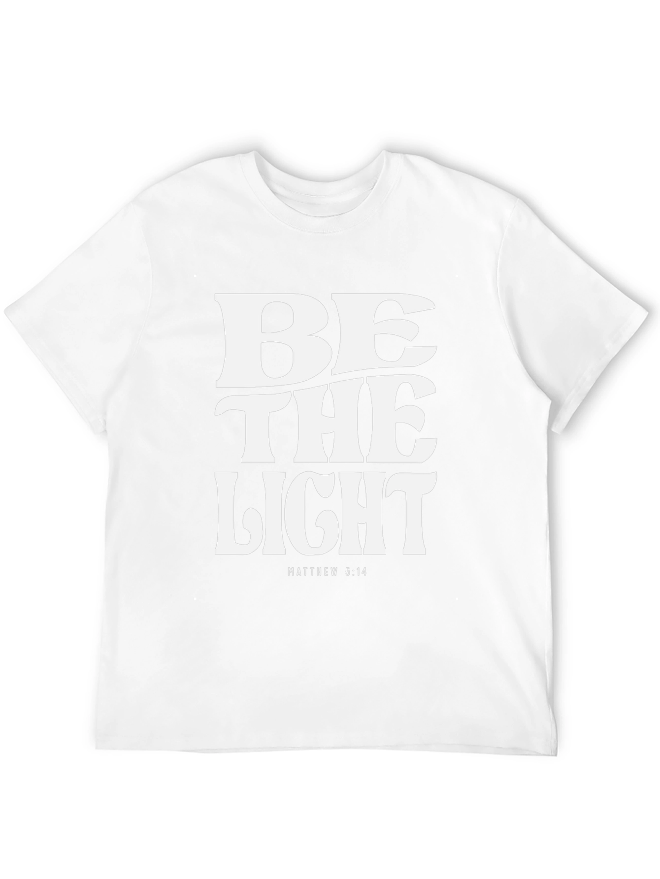 Be the Light T-Shirt - Matthew 5:14 Black