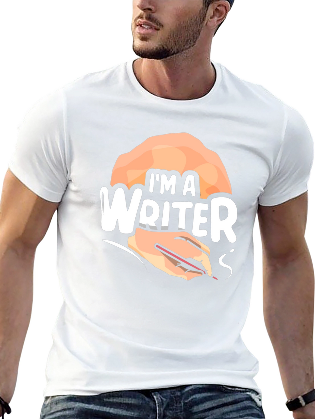 Im A Writer Graphic T-Shirt - Black