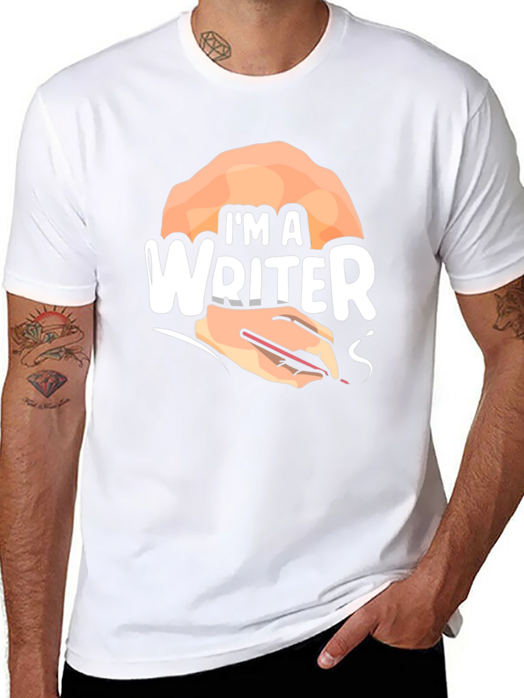 Im A Writer Graphic T-Shirt - Black