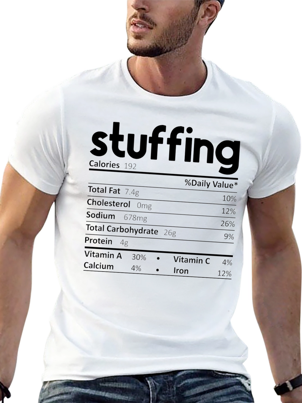 Stuffing Nutrition Facts Novelty T-Shirt