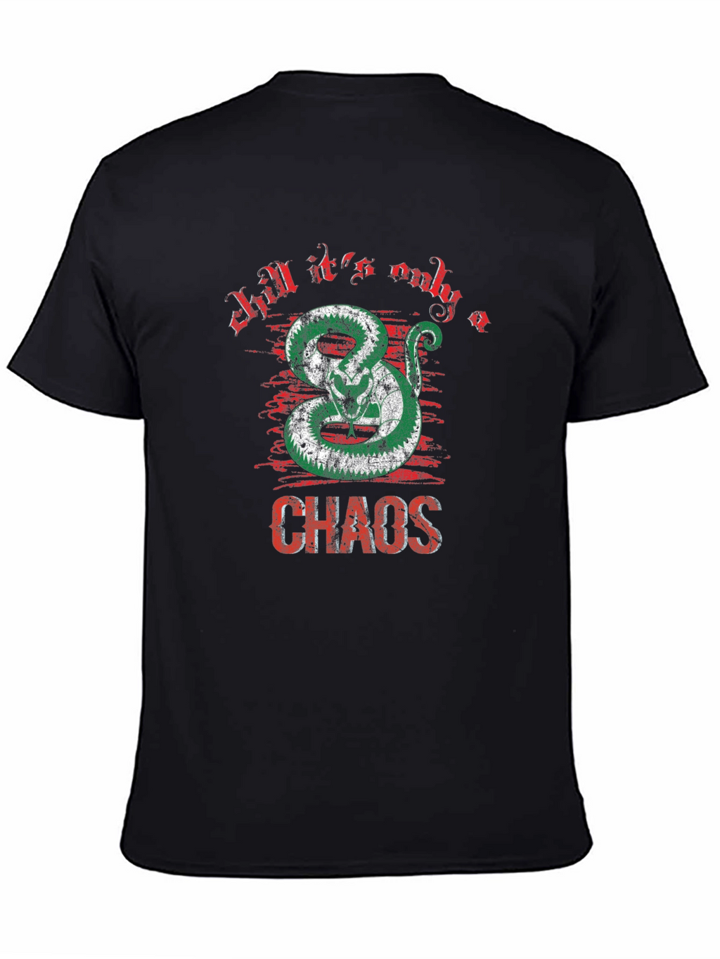 Chaos Snake Graphic T-Shirt